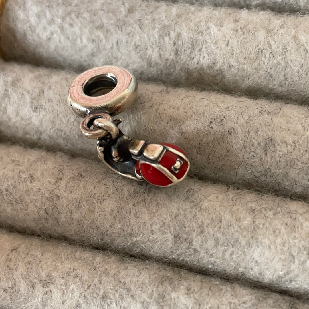 Genuine Pandora Charm Red Vespa Scooter Italian Dangle Charm