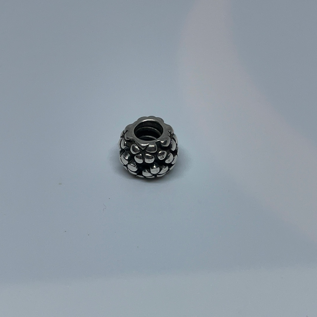 Genuine Pandora Clover Silver Version Ball Charm