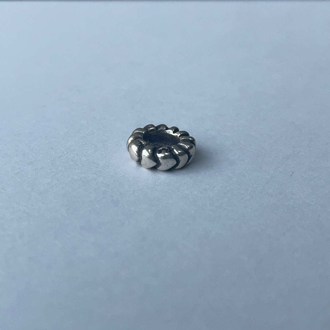 Genuine Pandora Dotted Oxidised Spacers