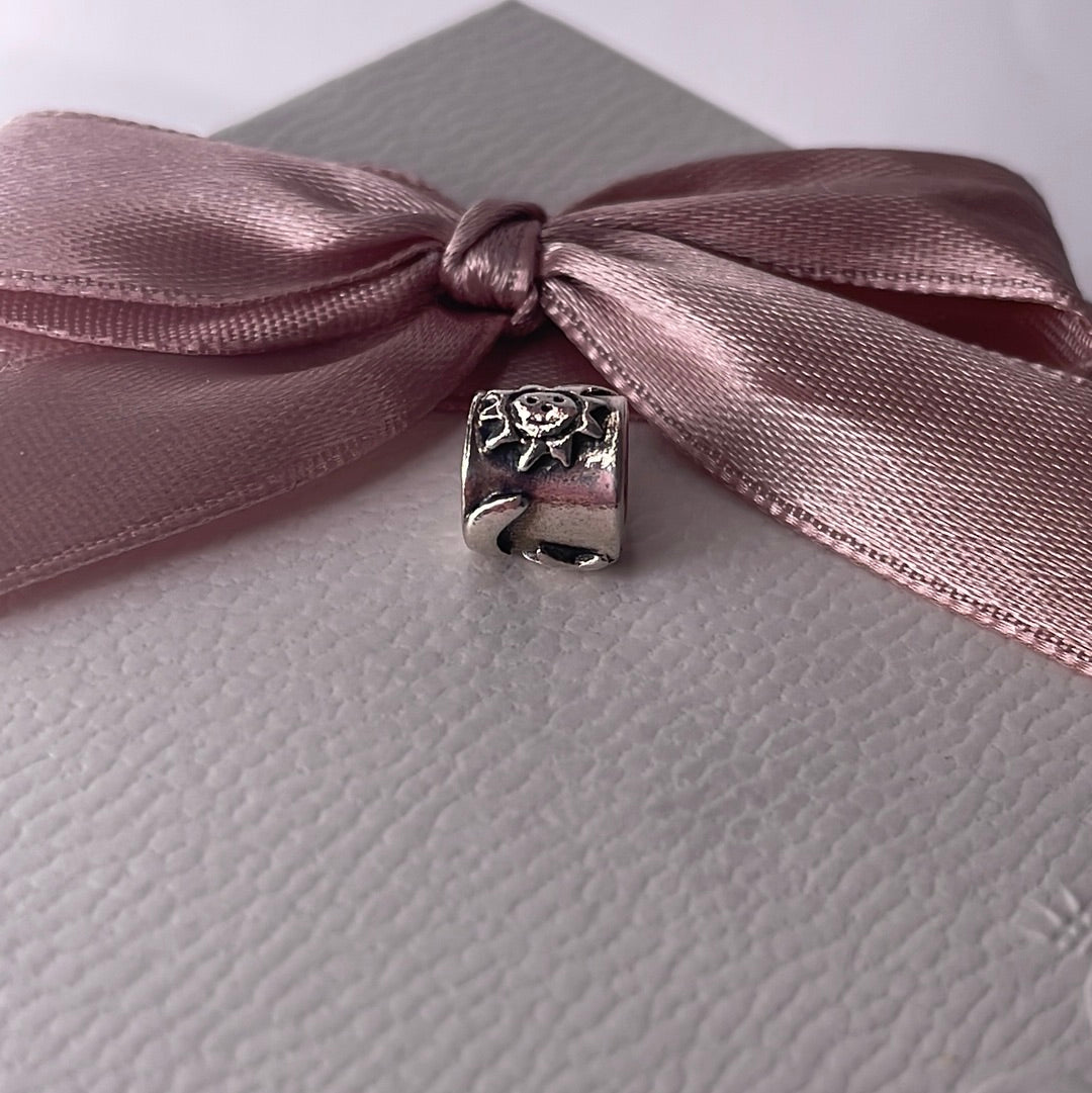 Genuine Pandora Charm Sun, Moon and Stars Celestial
