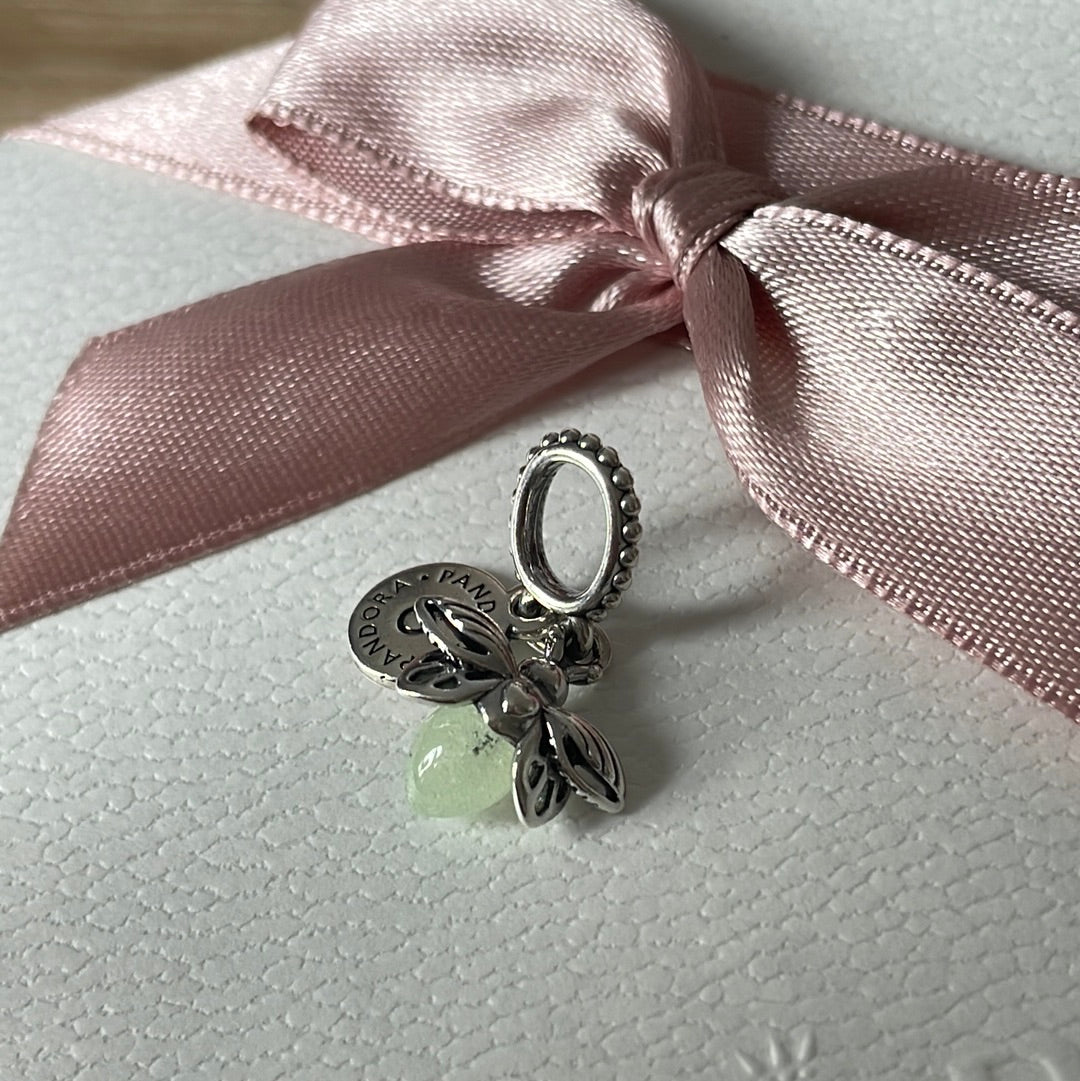 Genuine Pandora Glow in the Dark Firefly Dangle Charm