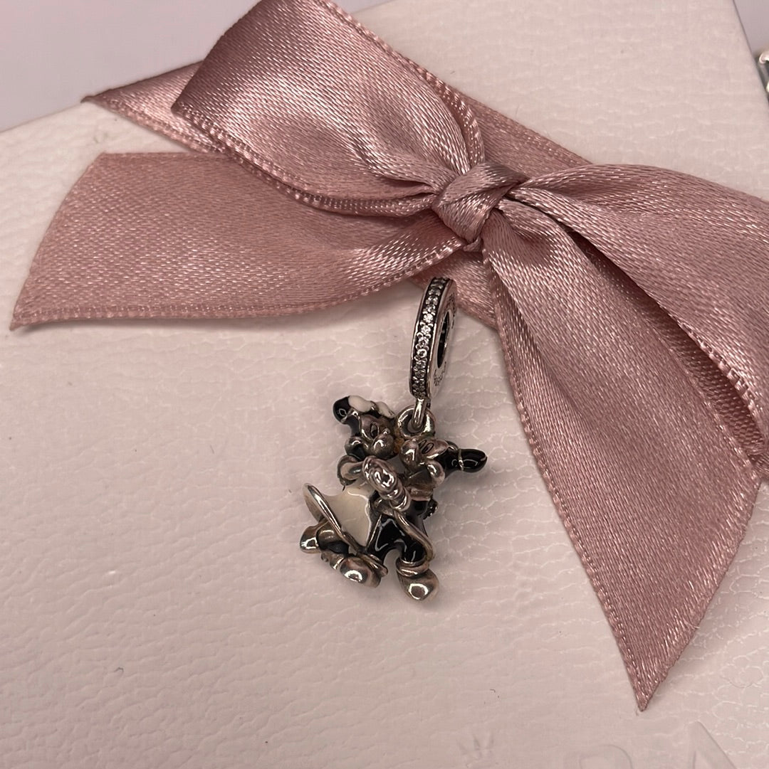 Genuine Pandora Disney Parks Minnie and Mickey Bride and Groom Charm