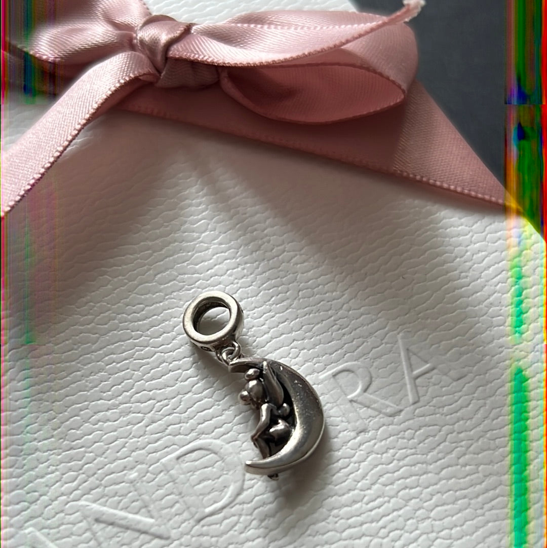 Genuine Chamilia Disney Peter Pan's Pave Tinkerbell Dangle Charm
