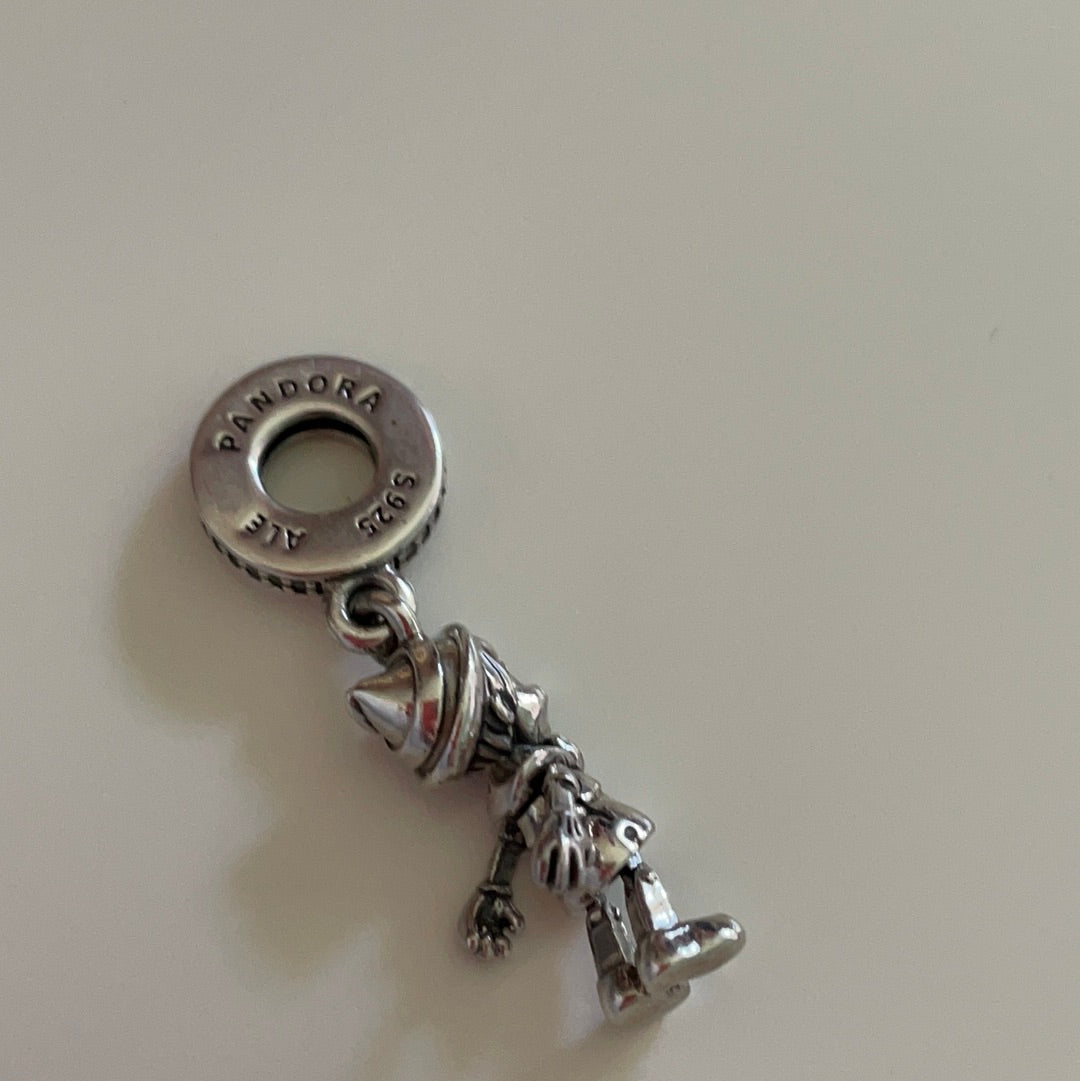Genuine Pandora Pinocchio Disney Dangle With Moving Arms and Legs