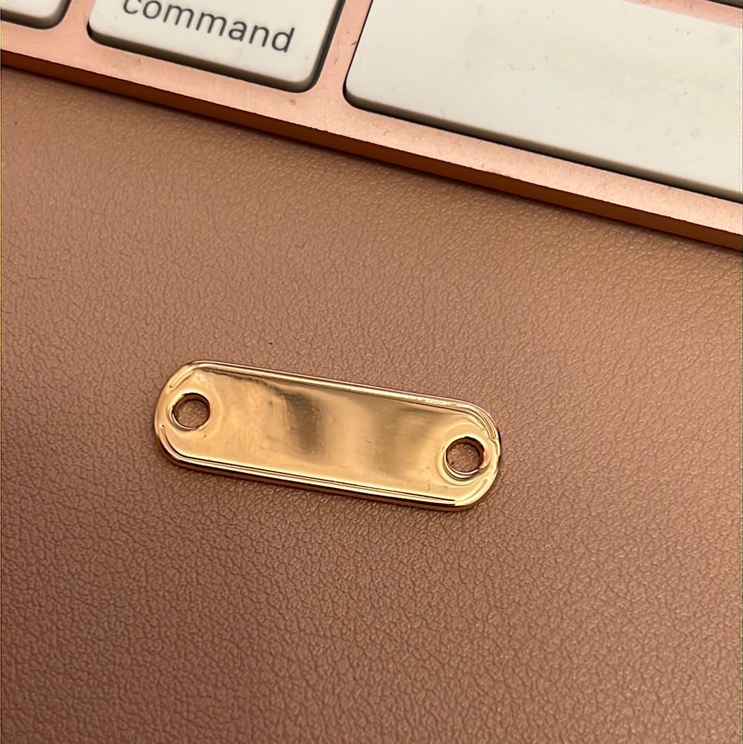 Genuine Pandora Me Essence Rose Gold Engravable Link Charm