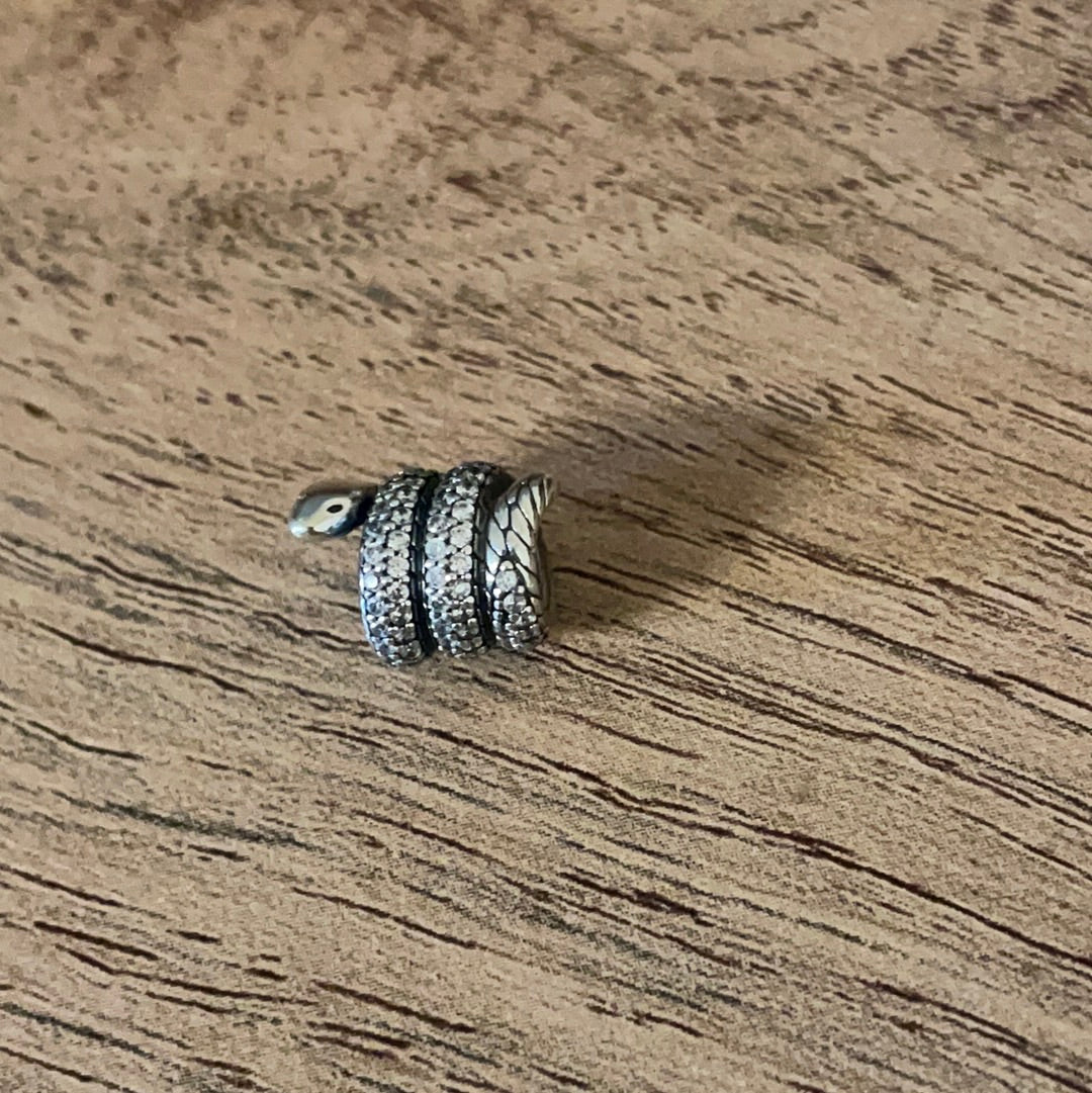 Genuine Pandora Snake Pave Animal Charm