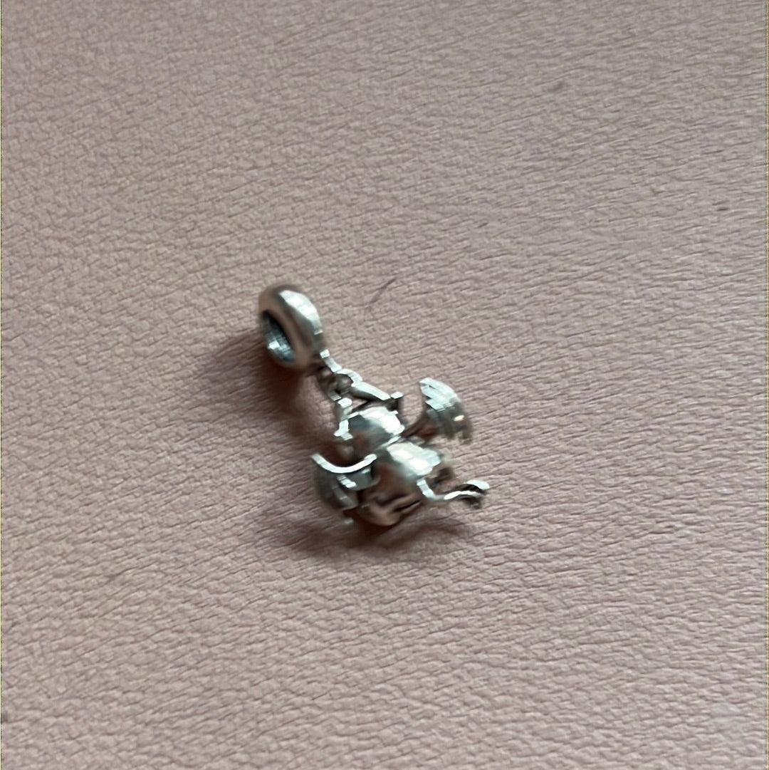 Sterling Silver Baby Dragon Dangle Charm