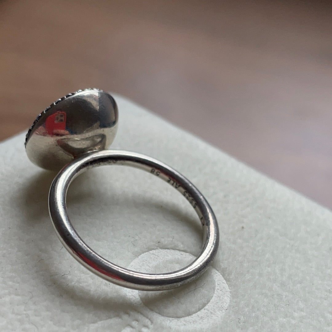 Genuine Pandora Brilliant Legacy Stone Ring Size ..HTF