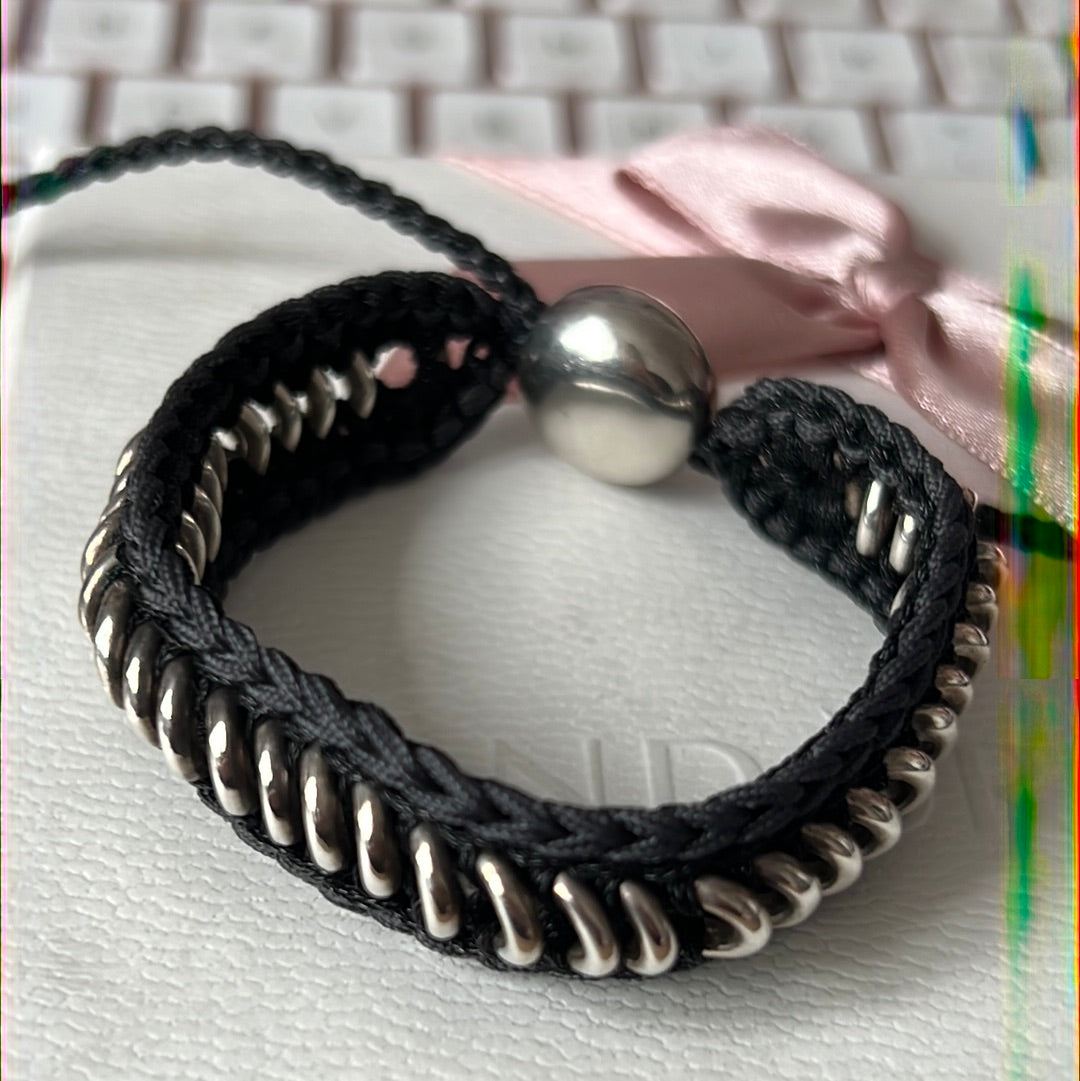 Genuine Links of London Woven Sweetie Friendship Bracelet
