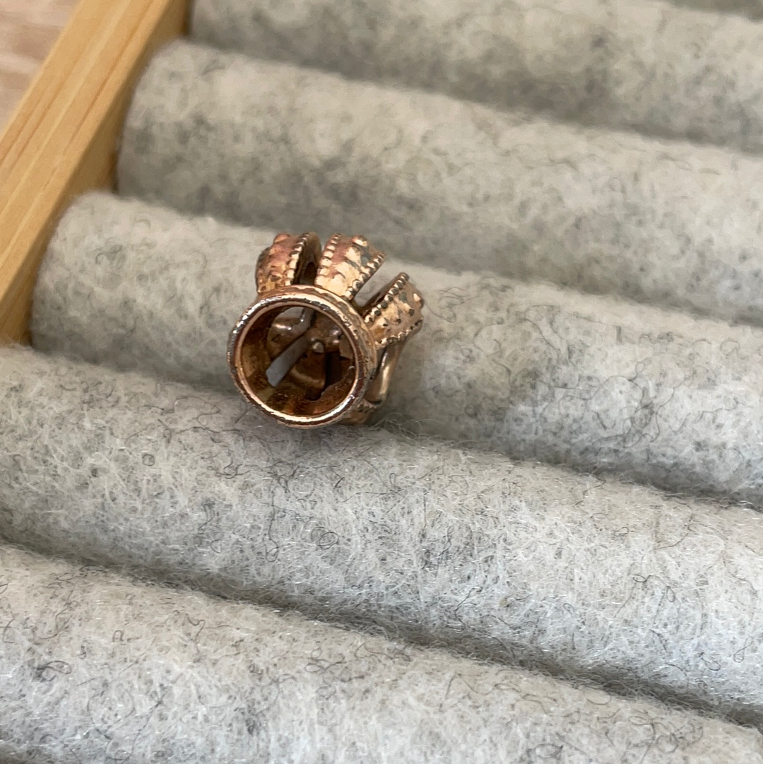 Genuine Pandora Rose Gold Crown Charm