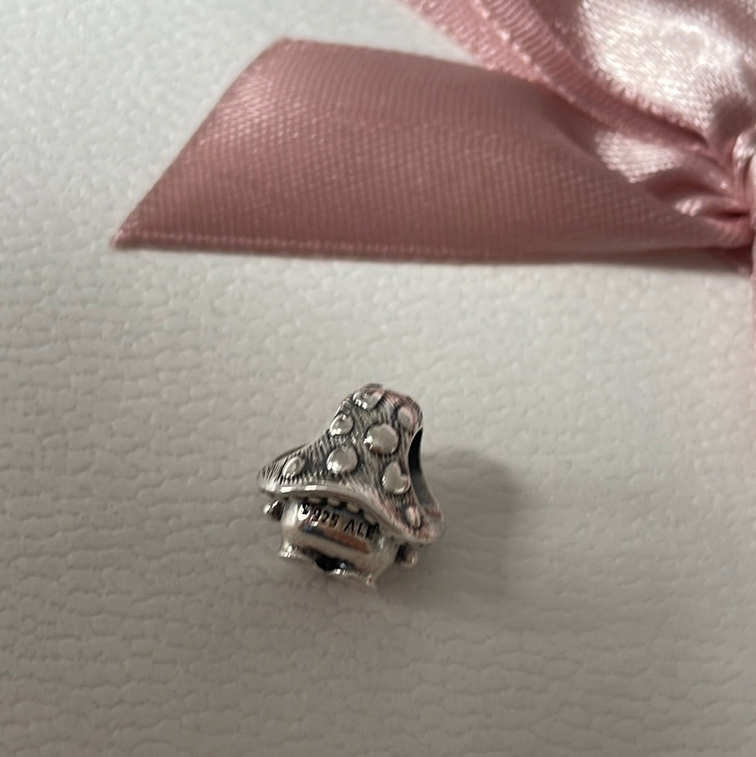 Genuine Pandora Cute Mushroom Charm