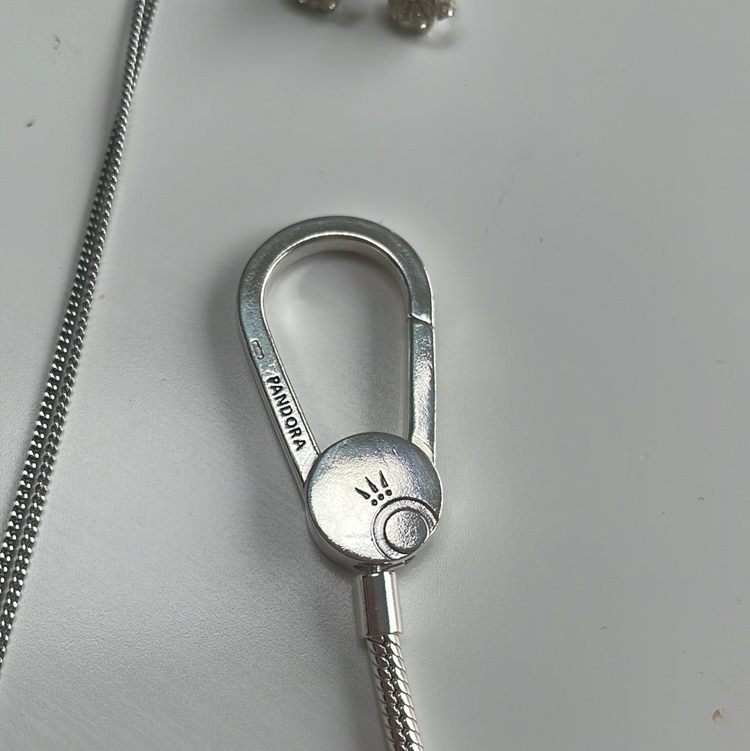 Genuine Pandora Large Keychain Key Ring Bag Clip SOLD OUT ONLINE