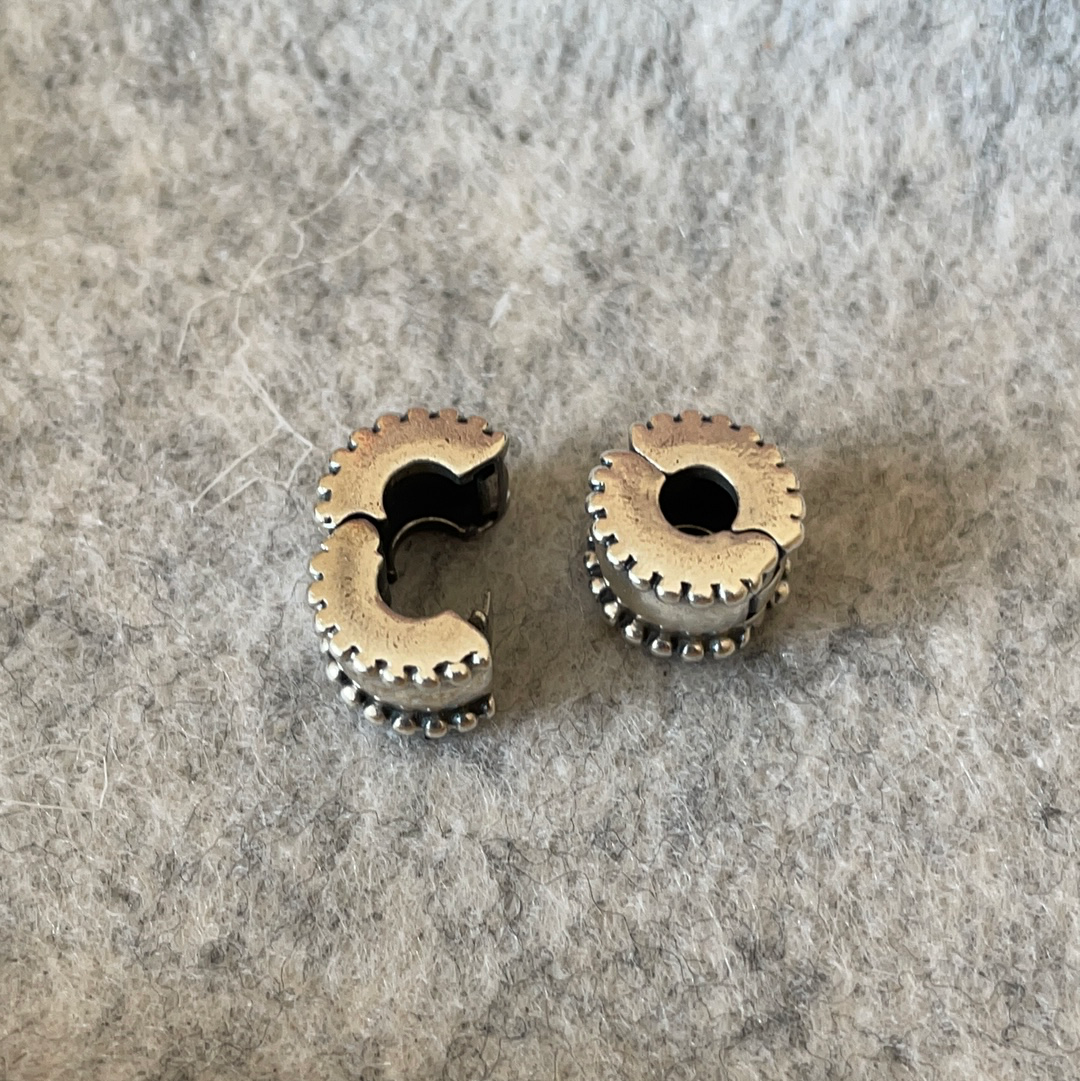 Genuine Pandora Beaded Plain Clips