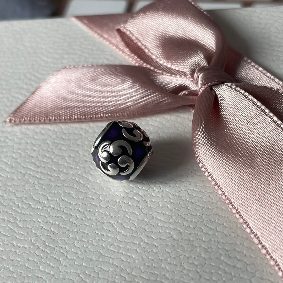 Genuine Pandora Purple Celtic Charm