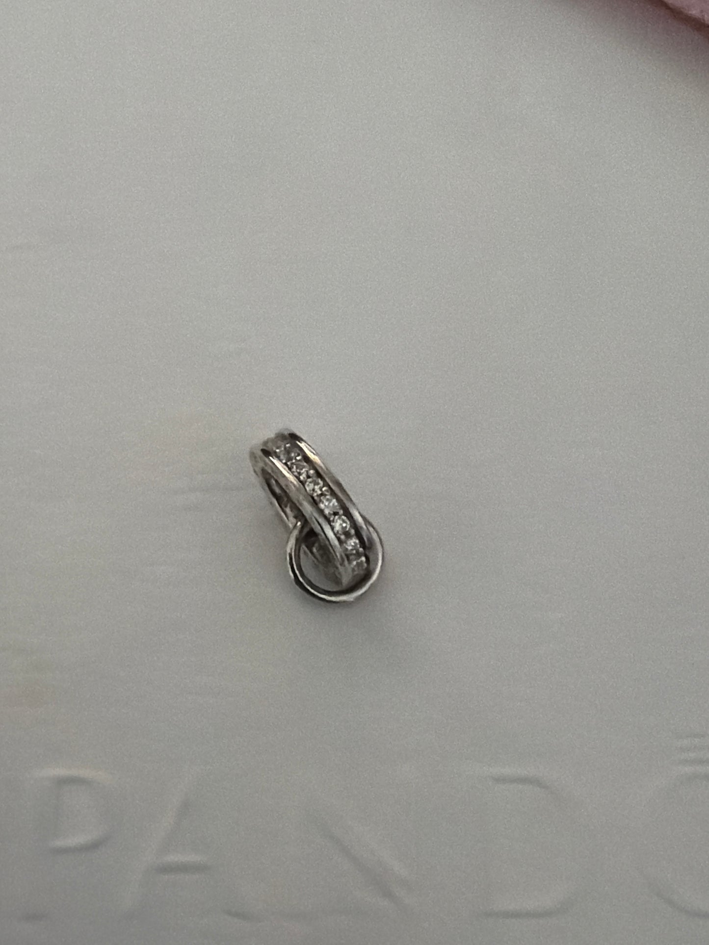 Thomas Sabo Sterling Silver Pave Clip Holder for Necklace Chain