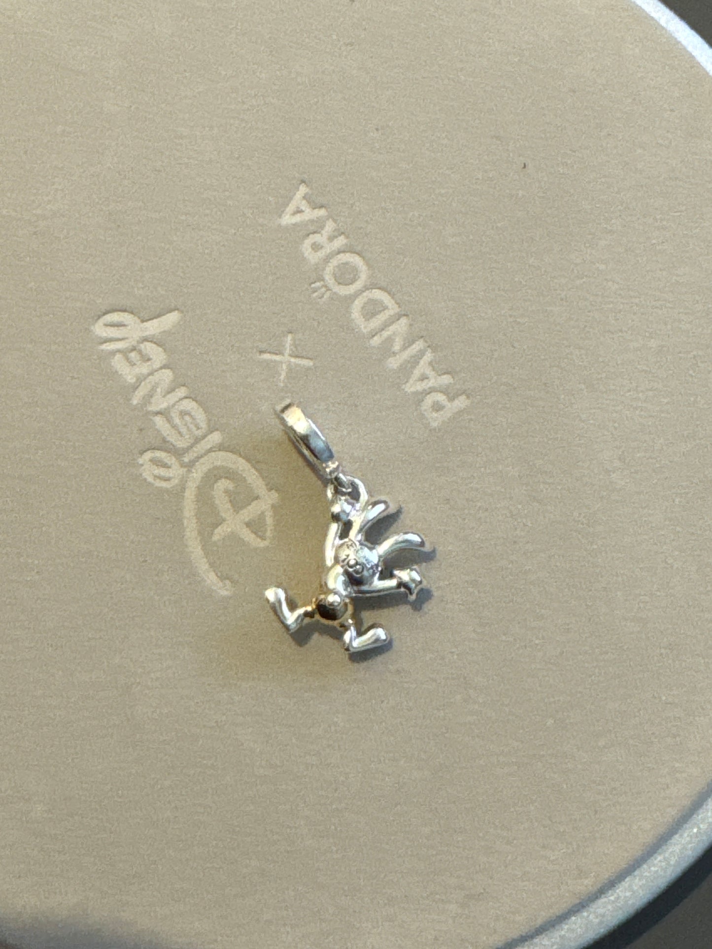 Genuine Pandora Disney Oswald Two Tone 100th Anniversary Dangle Charm