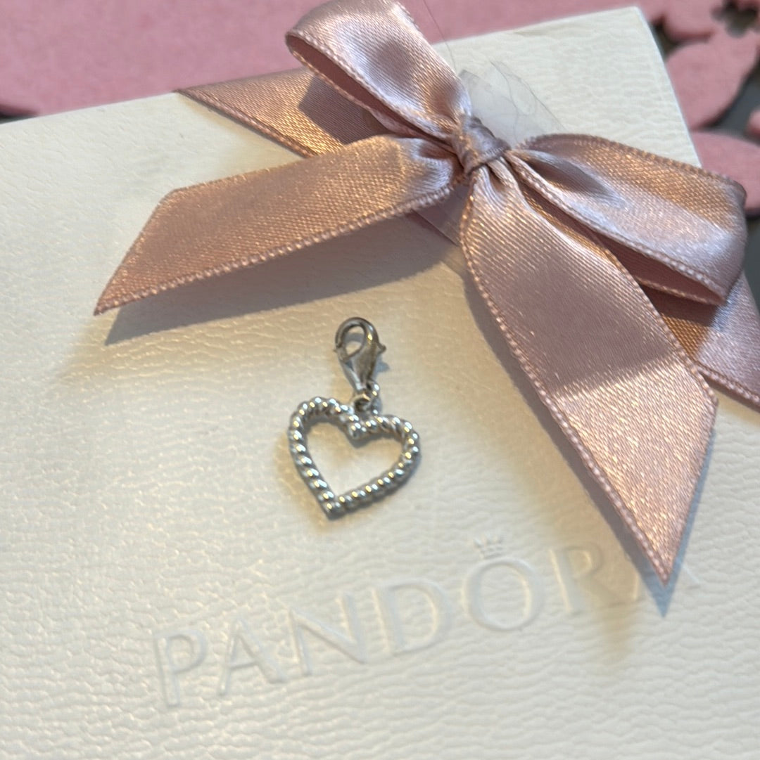Genuine Thomas Sabo Rope Heart Charm