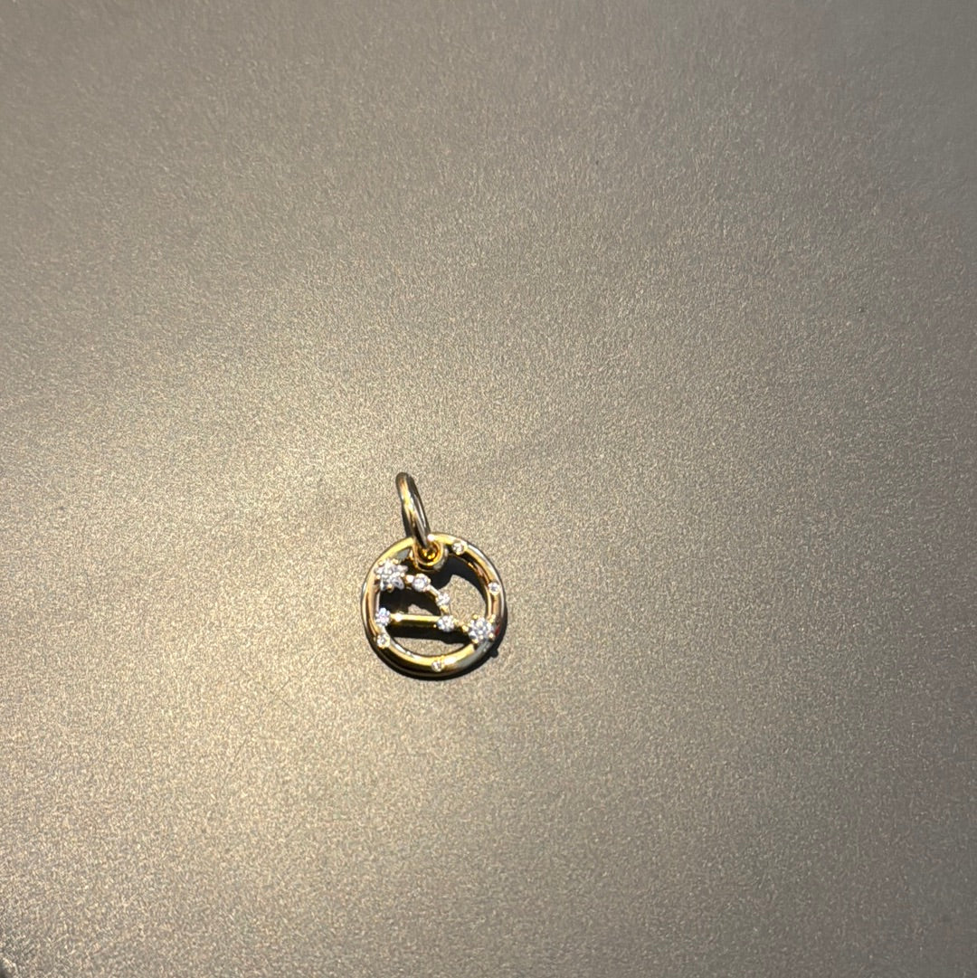 Genuine Pandora Shine Gold Taurus Star Sign Horoscope Dangle Charm