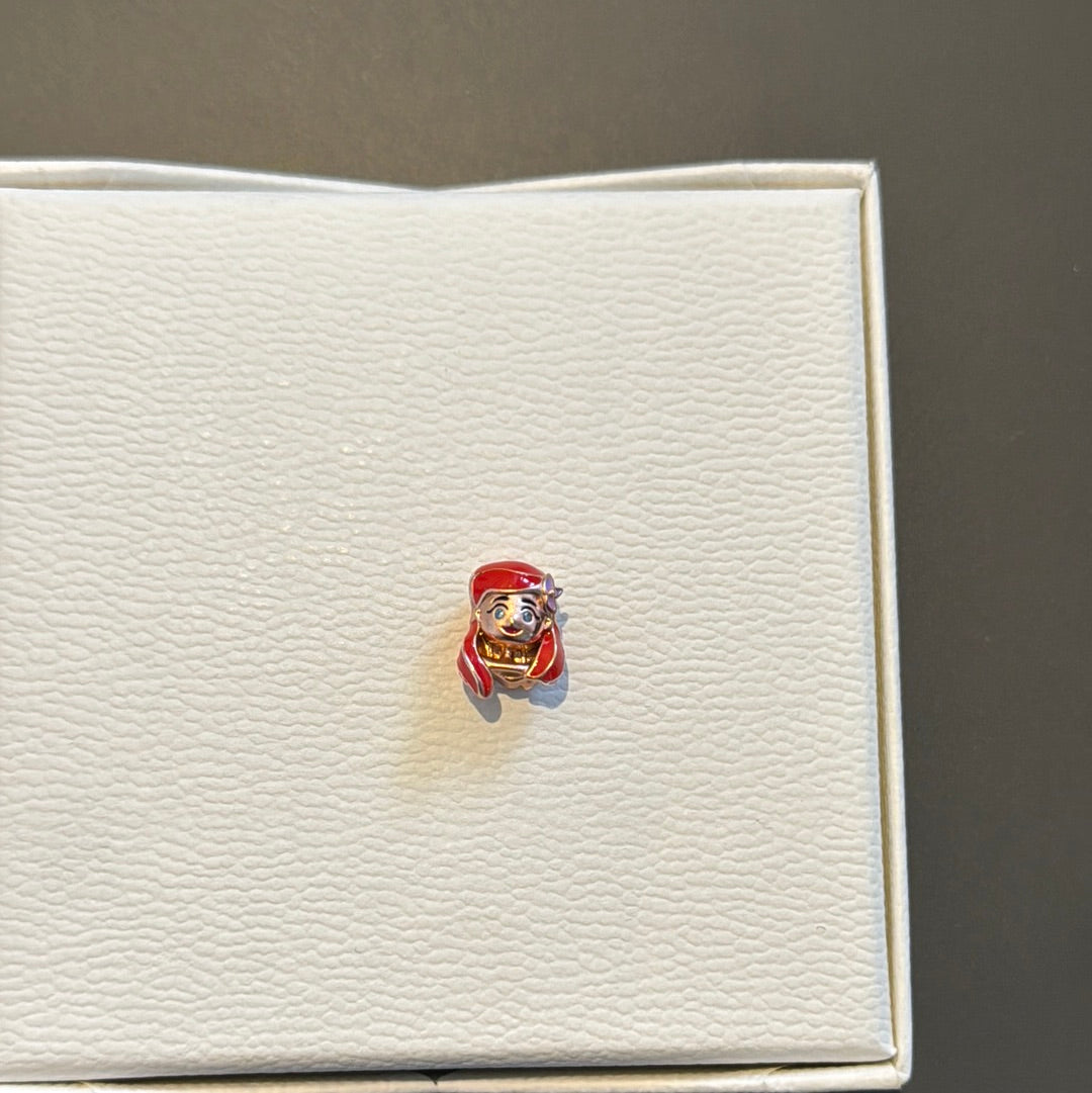 Genuine Gnoce Rose Gold Ariel Princess Charm