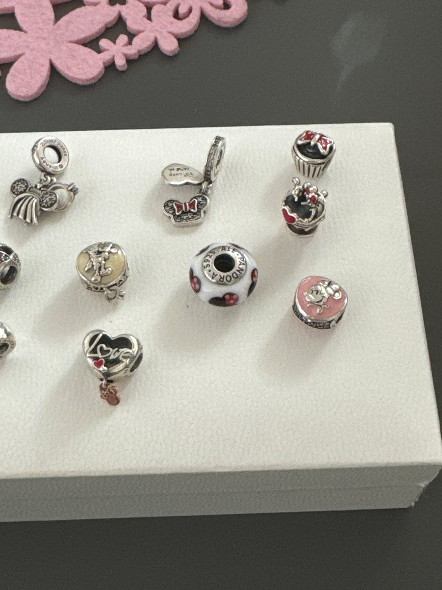 Sterling Silver Disney Bundle of Charms and Clips