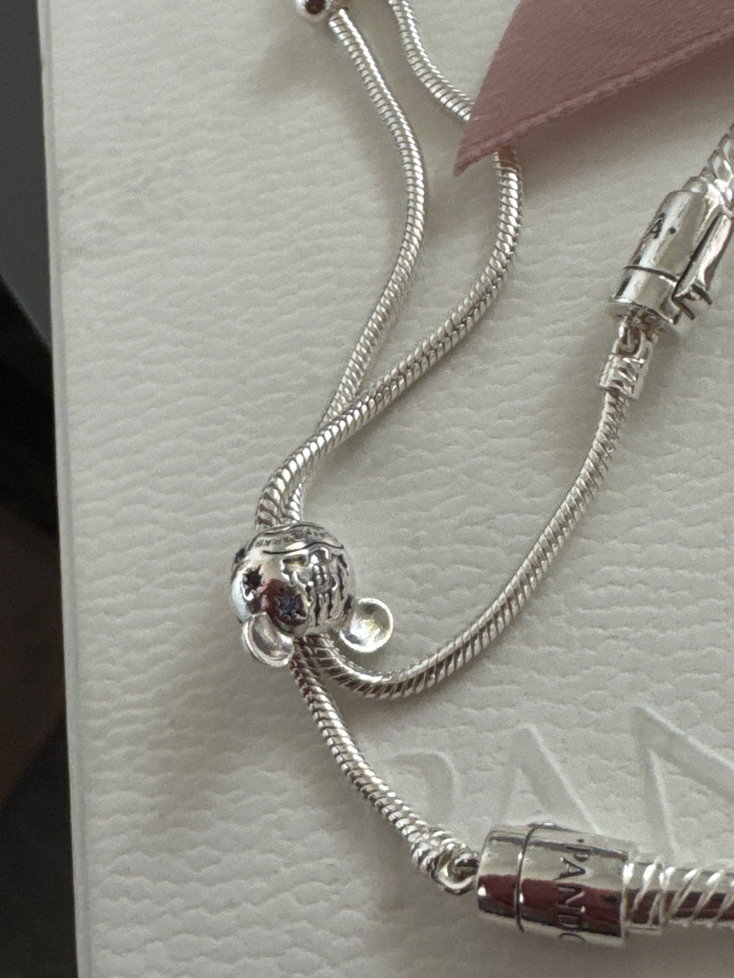 Genuine Pandora X Disney Castle Tennis Slider Bracelet