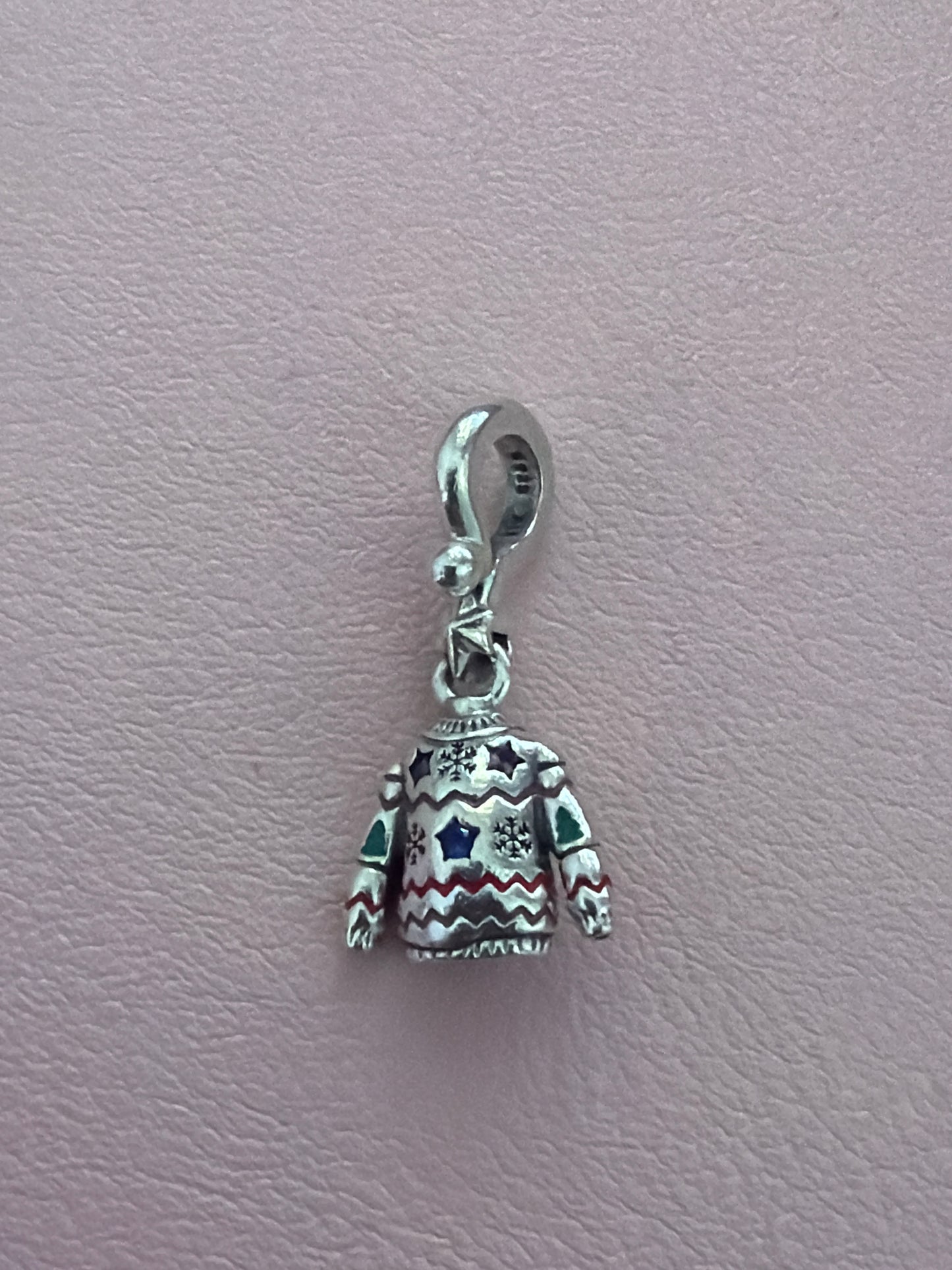 Genuine Pandora 2024 Christmas CZ Colourful Jumper Sweater Charm