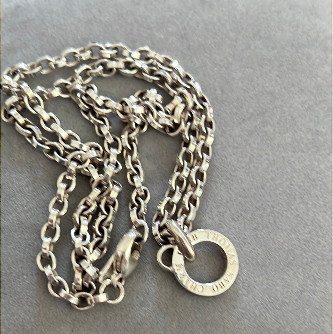 Genuine Thomas Sabo Blecher and Charm Holder Necklace 45cm