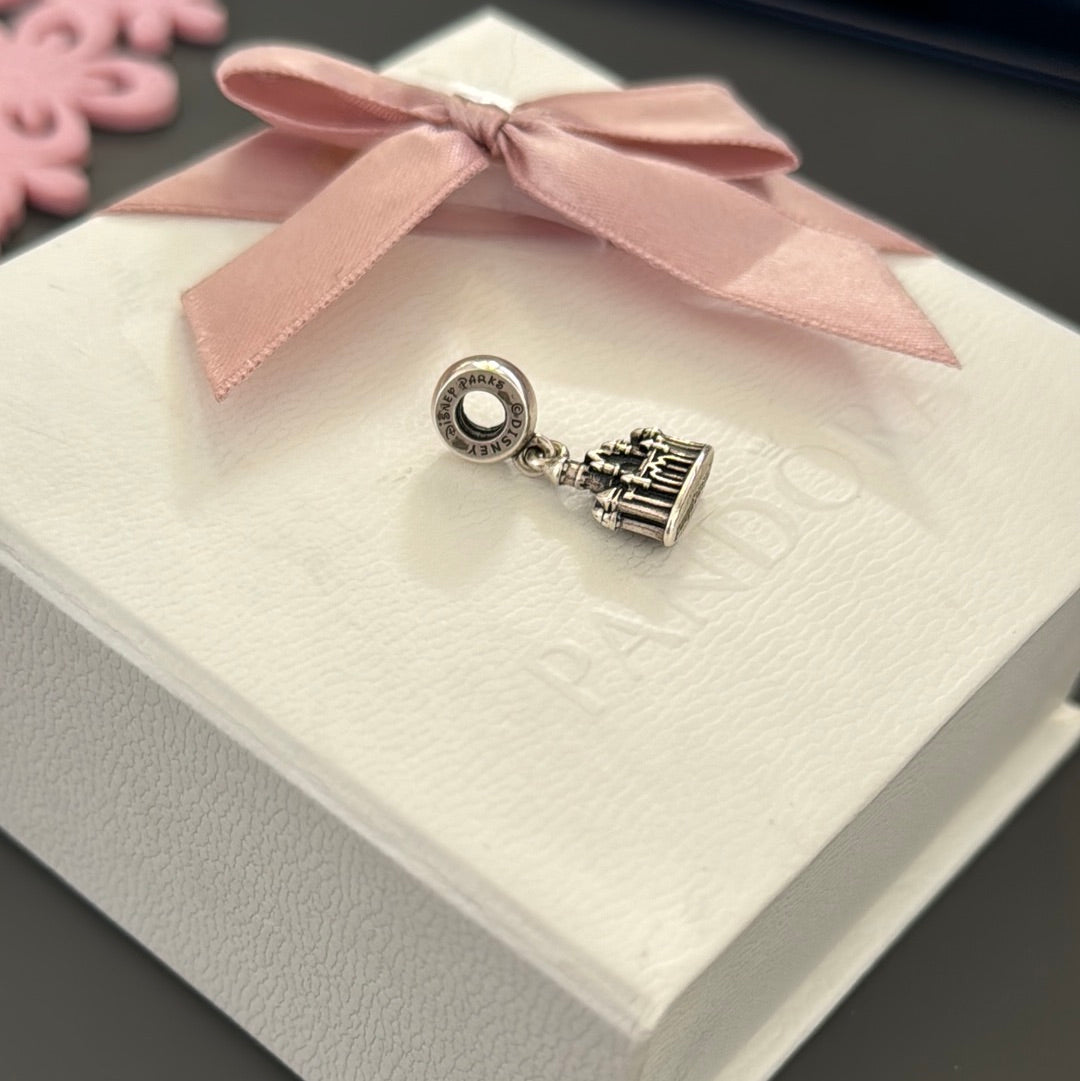 Genuine Pandora Disney Parks Exclusive Castle Dangle Charm