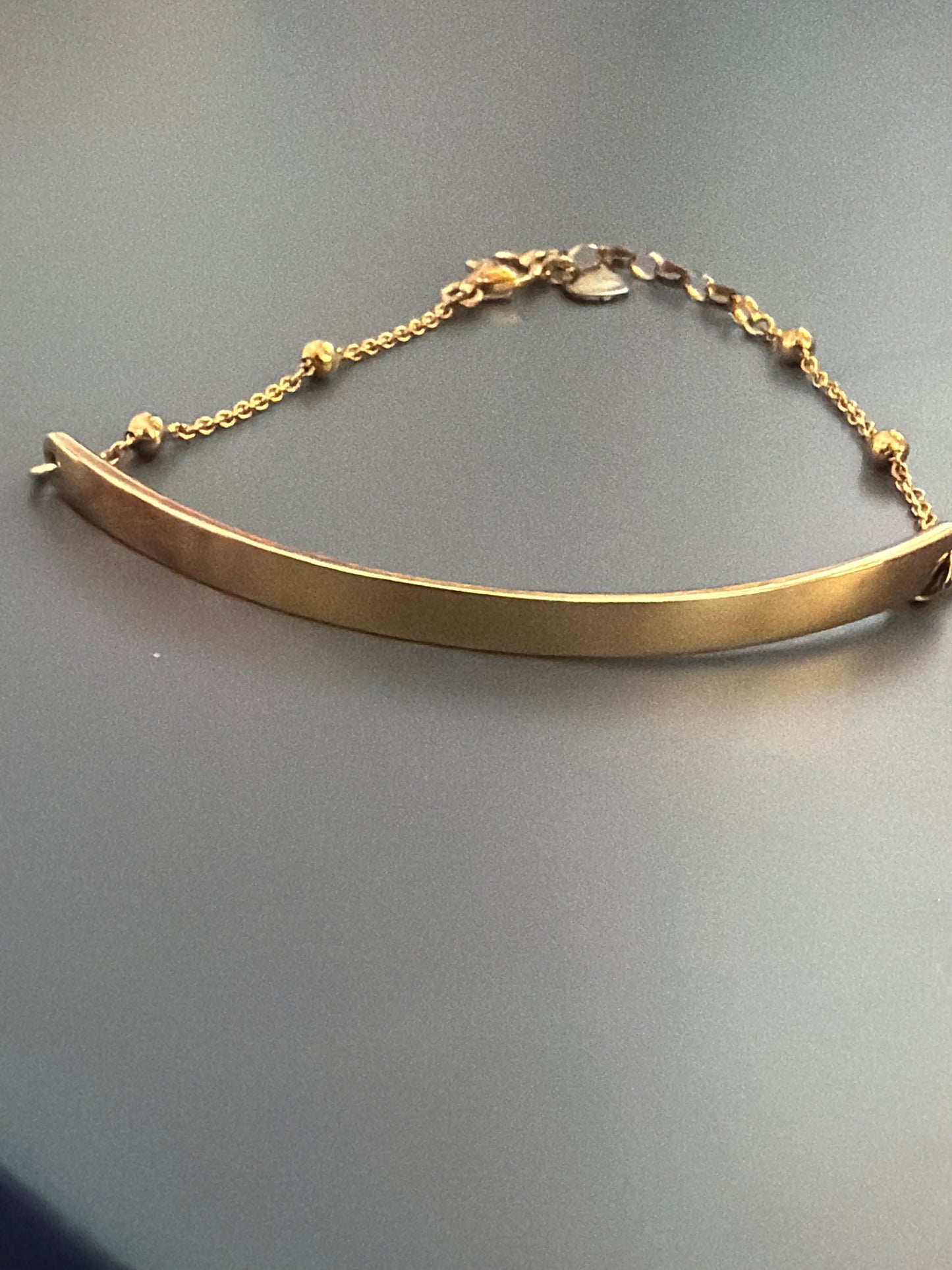 Genuine Thomas Sabo Rose Gold Love Bridge Beaded Bangle 19cm