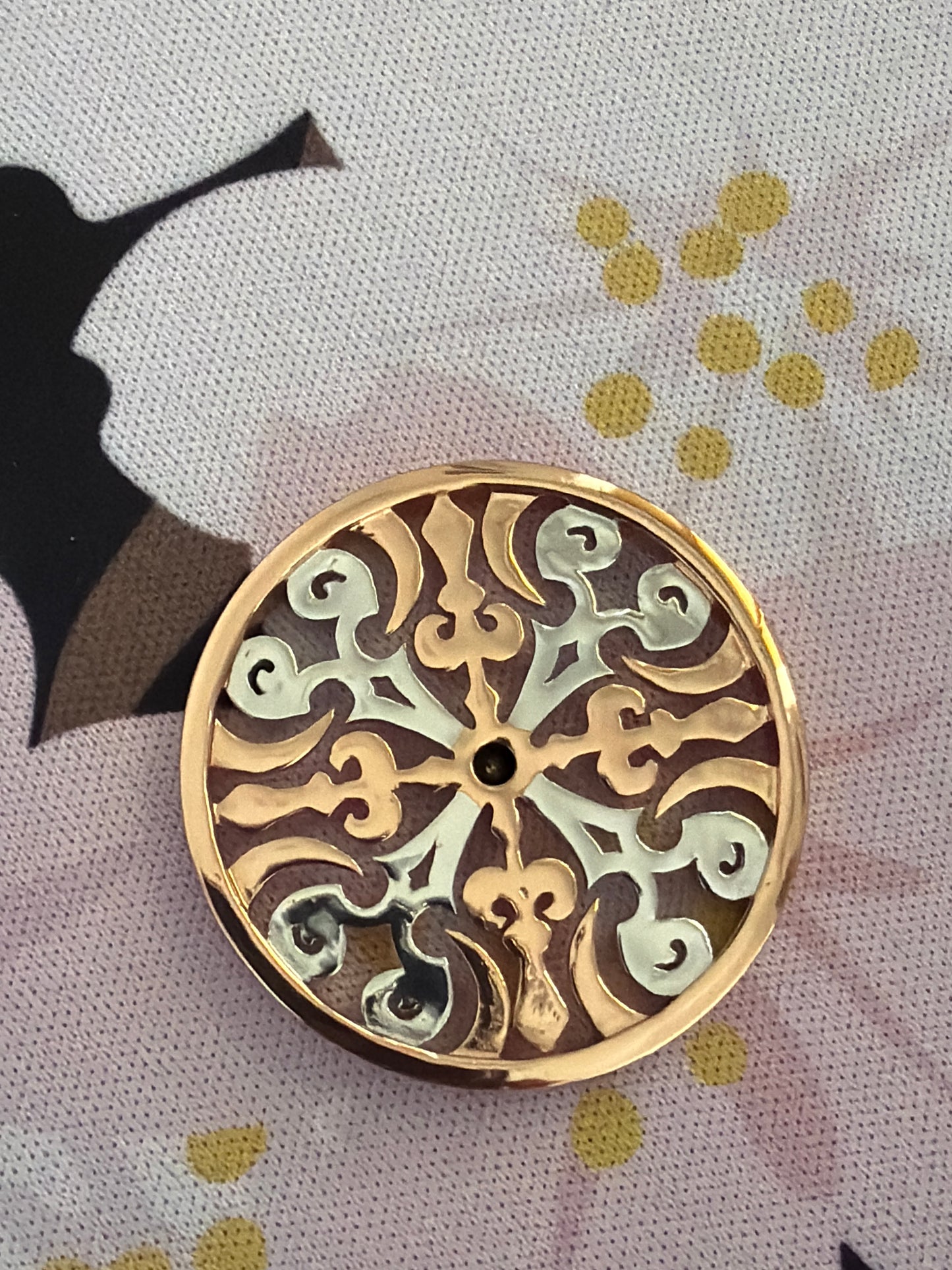 Genuine Hot Diamond Rose Gold Emozioni Two Tone Black CZ Large Coin For the Coin Keeper Necklace