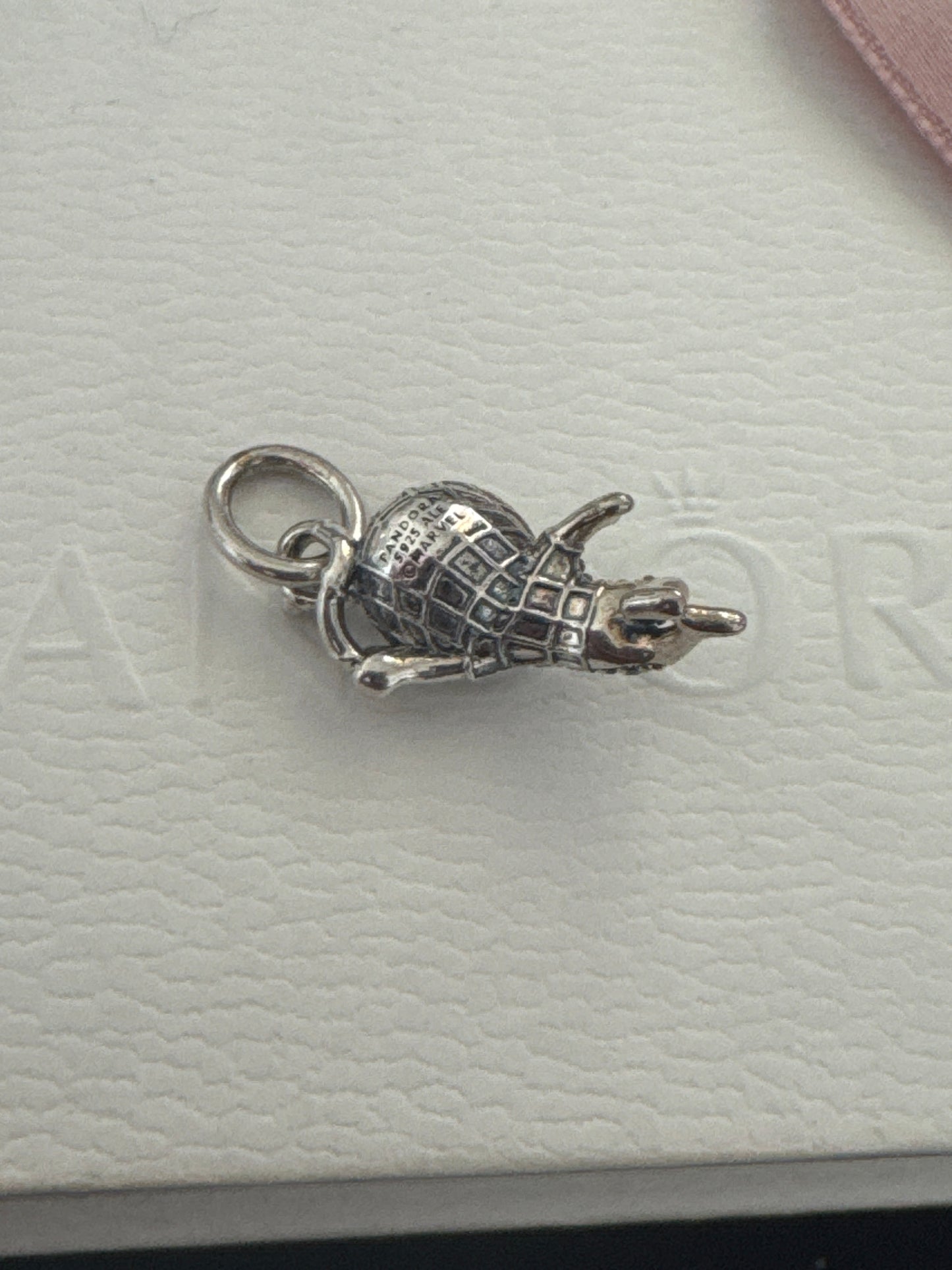 Genuine Pandora X Marvel Spiderman Dangle Pave Charm