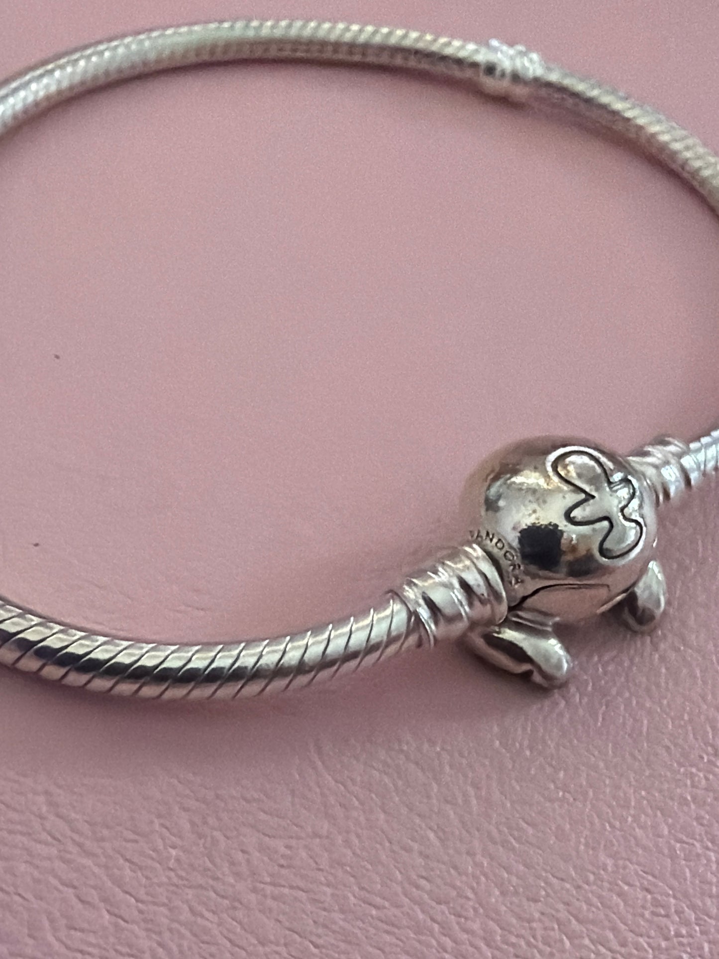 Genuine Pandora Disney X Stitch Head Clasp Bracelet 18cm