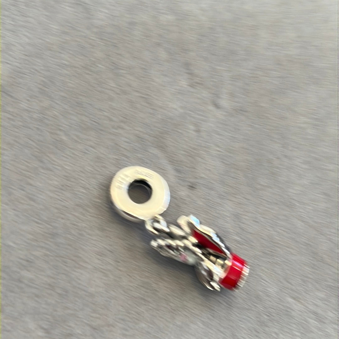 Genuine Pandora Enamel Peking Opera Doll Dangle Charm