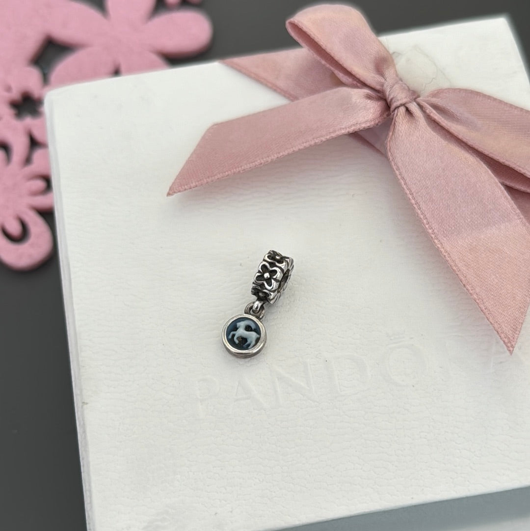 Genuine Pandora Cameo Rare Capricorn Star Sign Horoscope Charm