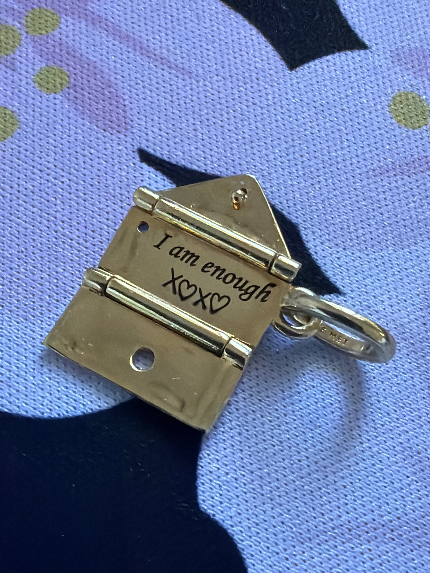Genuine Pandora Shine Gold Envelope Openable Letter Dangle Charm
