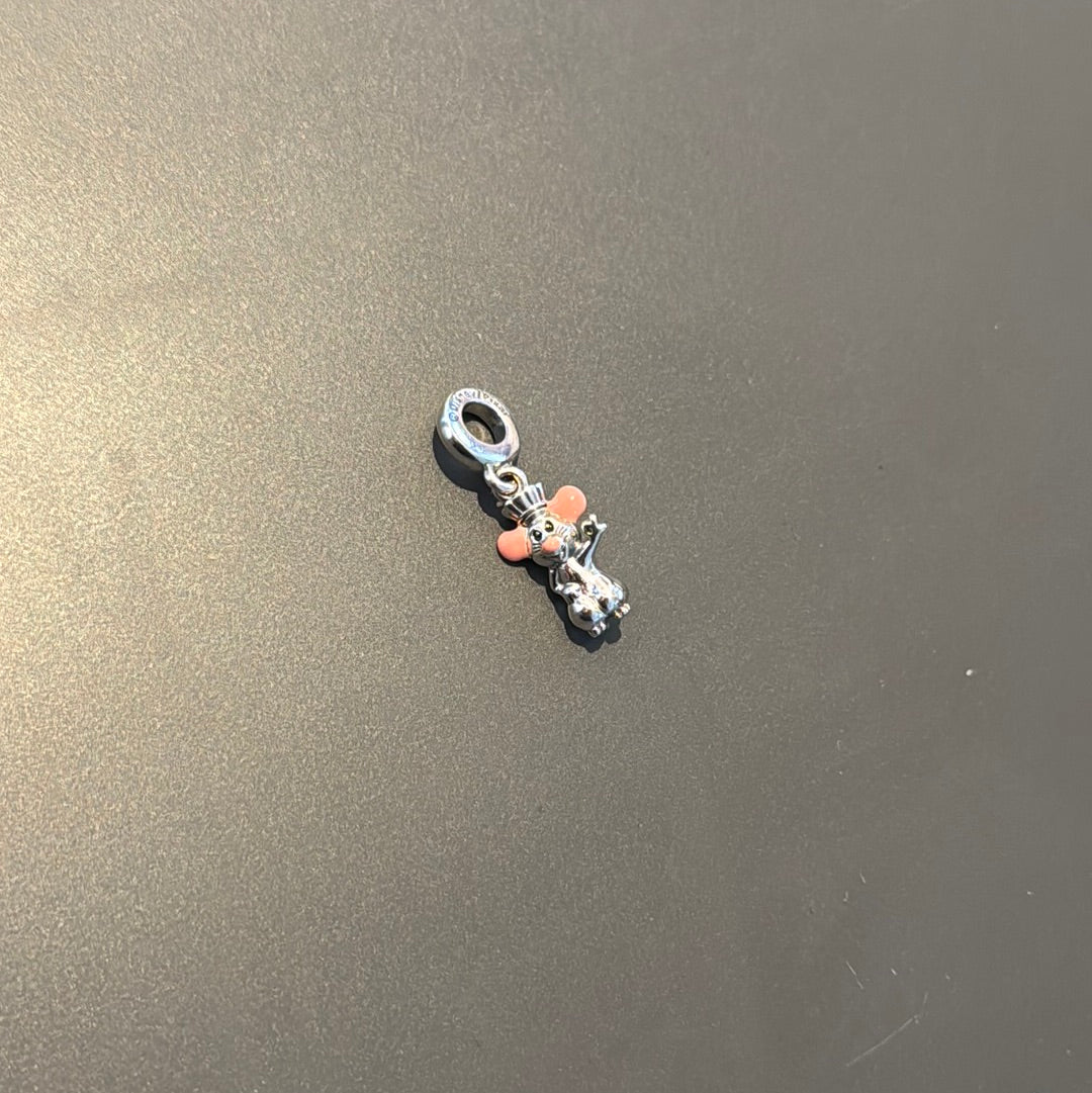 Genuine Pandora Disney Remy Ratatouille Dangle Mouse Charm