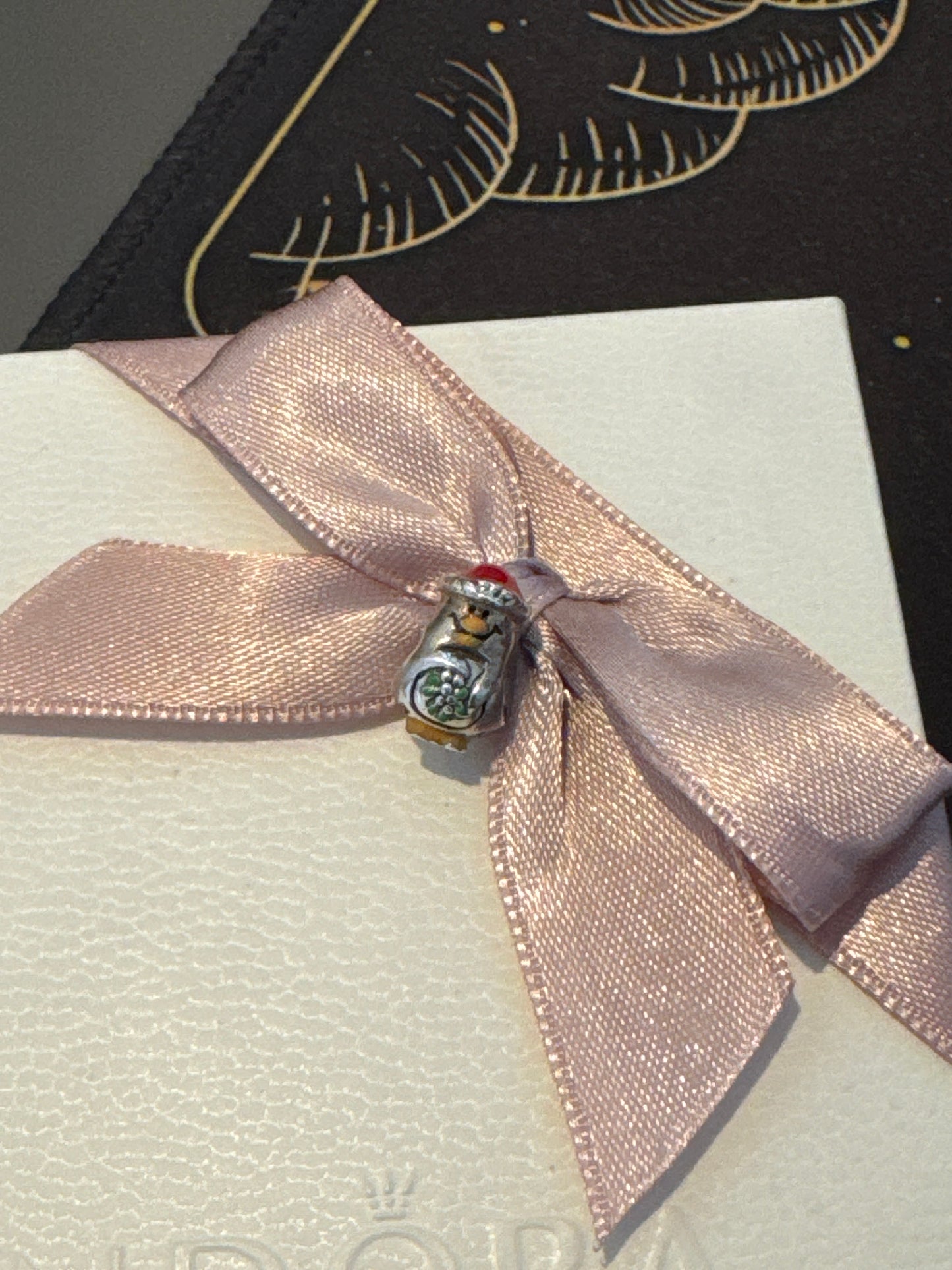 Genuine Chamilia Christmas Penguin Enamel Charm