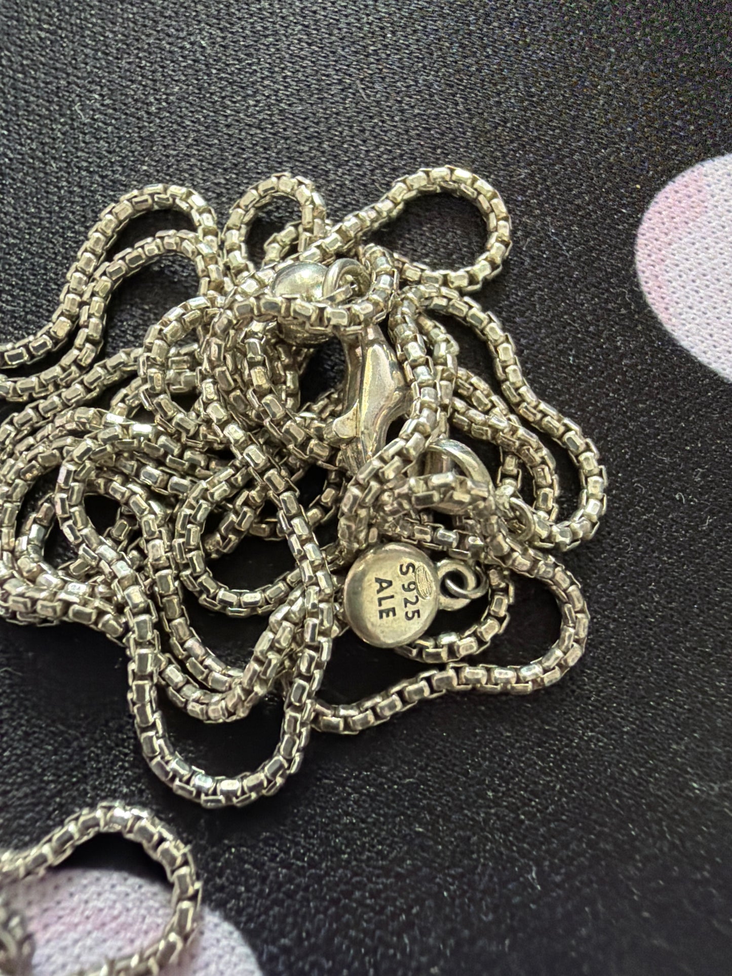 Genuine Pandora Heart Family Tree Necklace Pendant 70cm Adjustable Chain