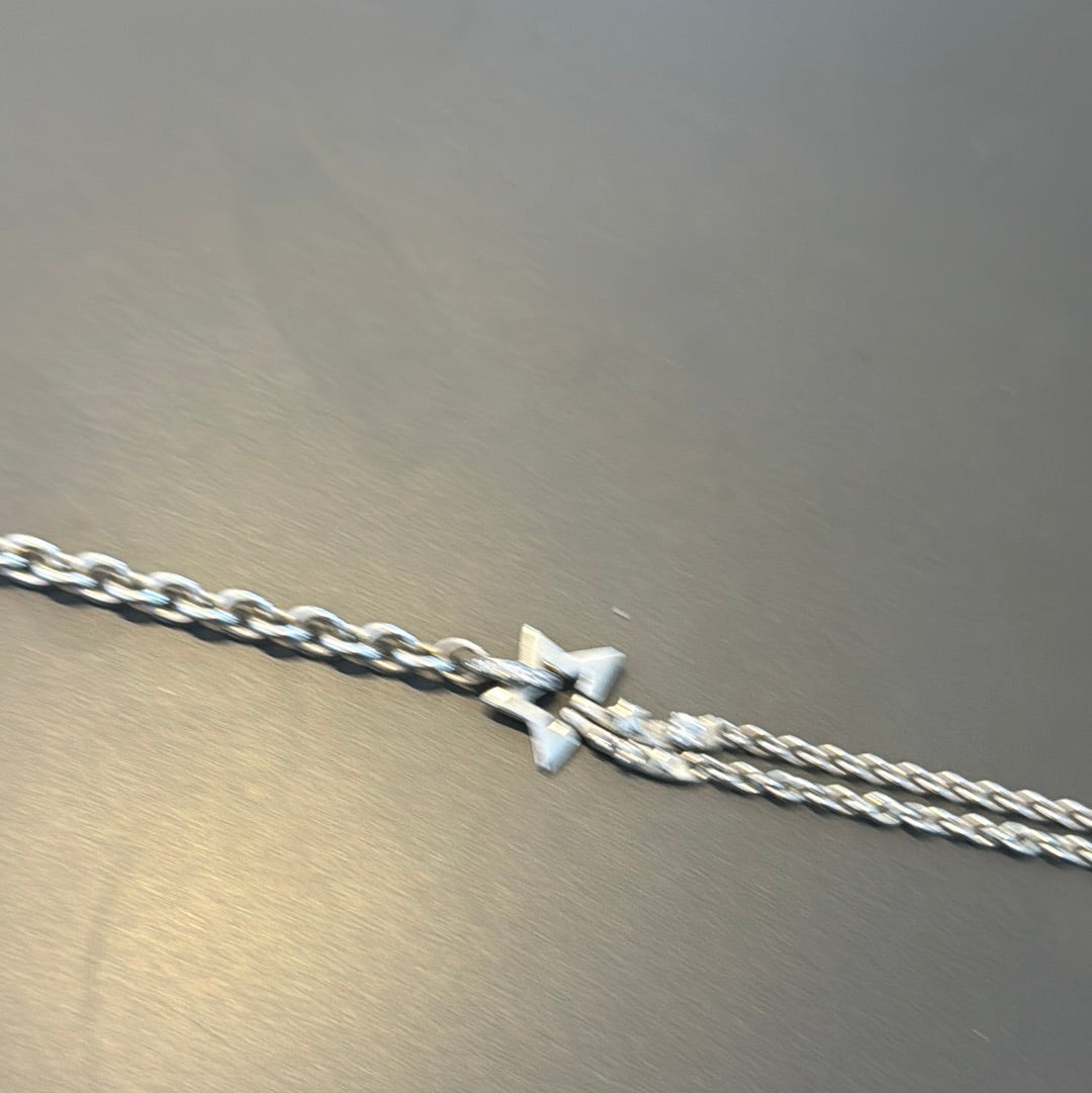 Genuine Pandora Shooting Star Double Chain Bracelet 18cm