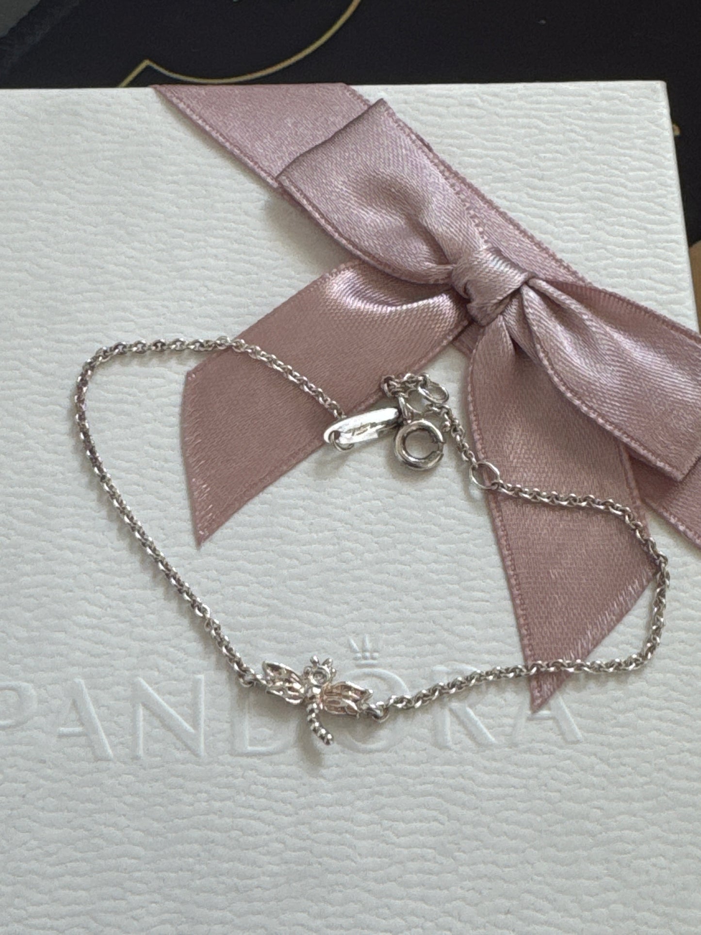 Genuine Thomas Sabo Sweet Diamond Dragonfly Bracelet 19cm