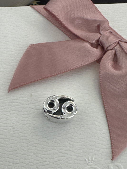 Genuine Pandora Sparkling Cancer Star Sign Horoscope Charm