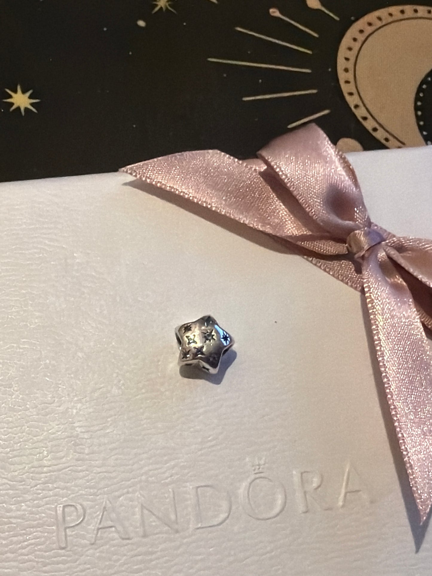 Genuine Pandora Bold Sparkling Star Charm