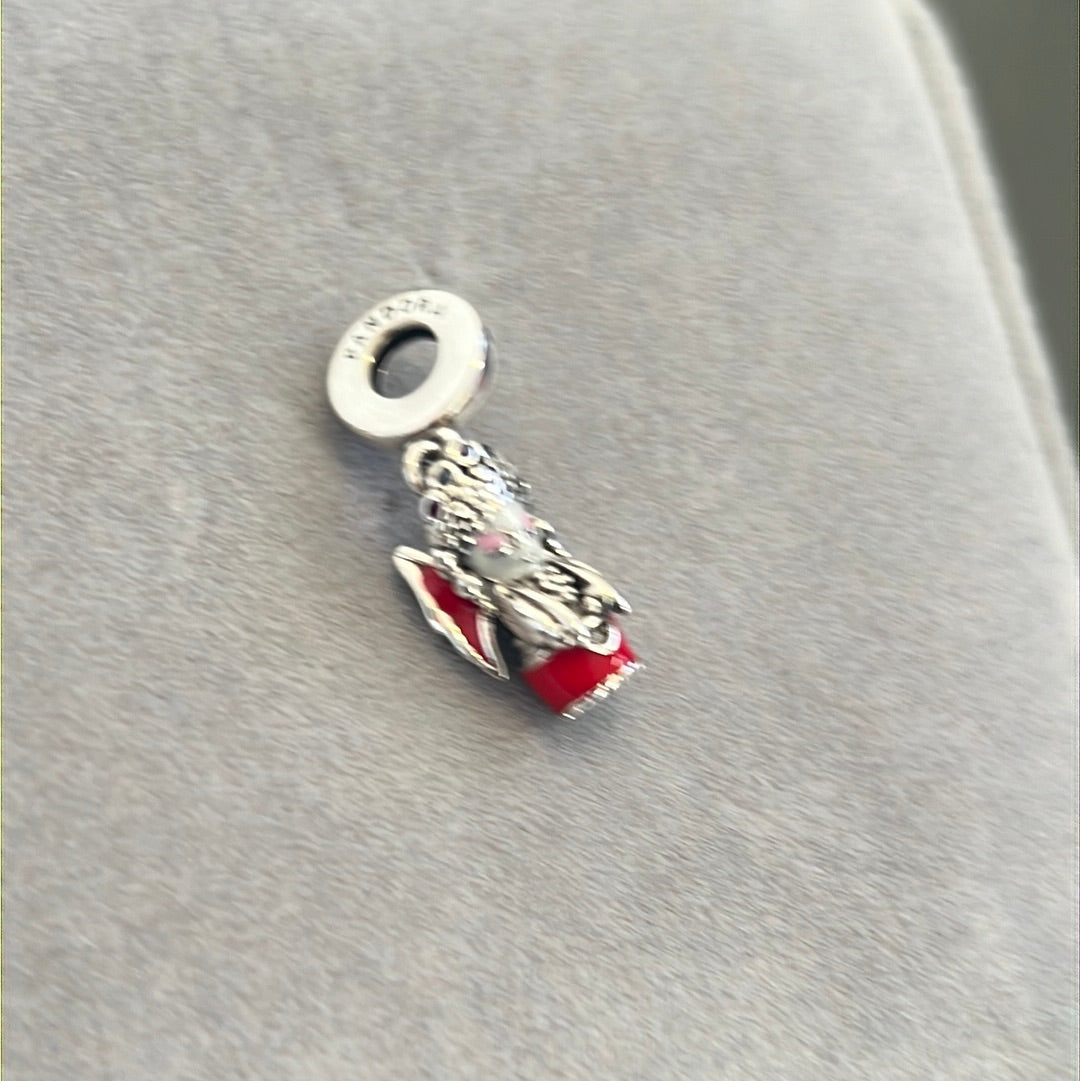 Genuine Pandora Enamel Peking Opera Doll Dangle Charm