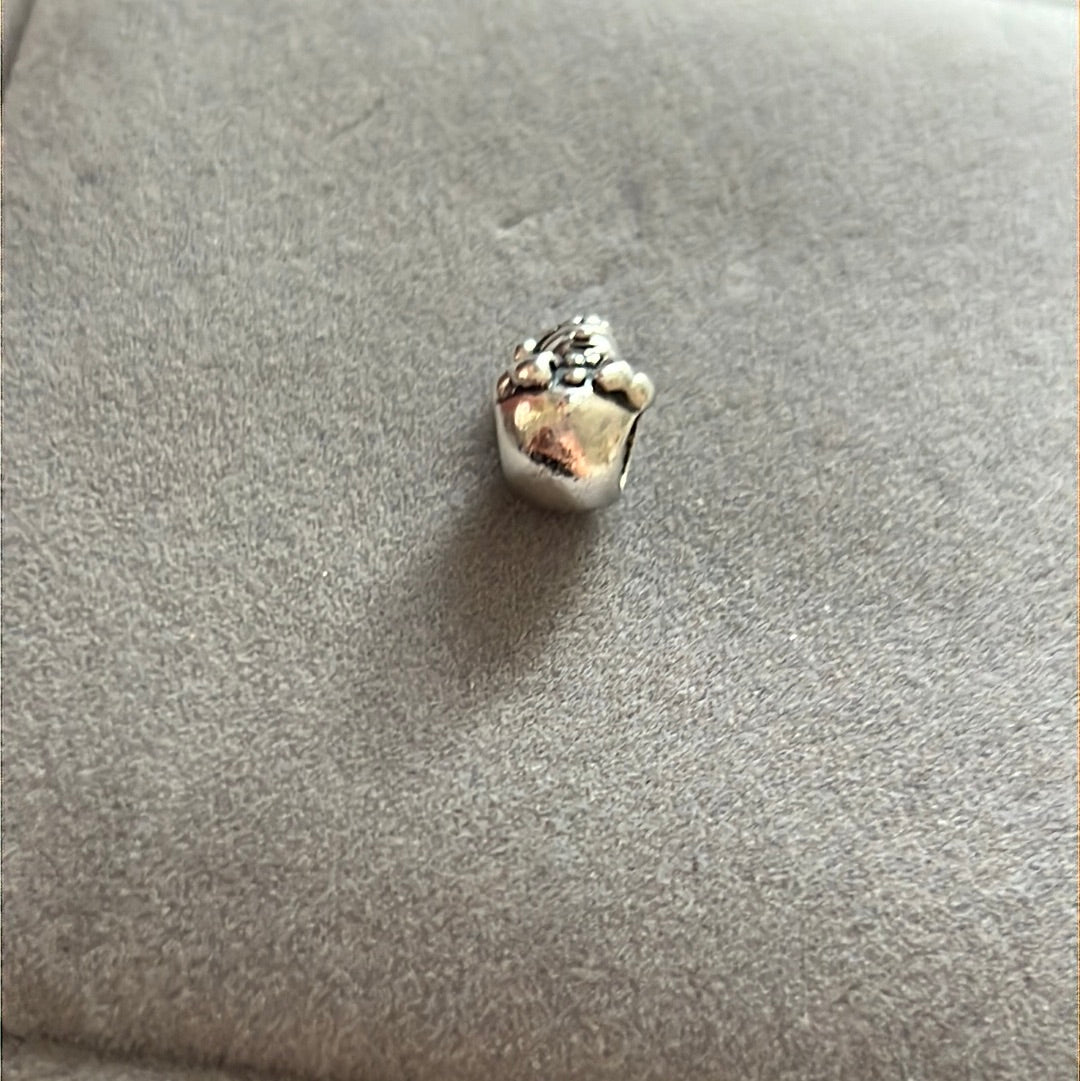Sterling Silver Snowman Christmas Charm