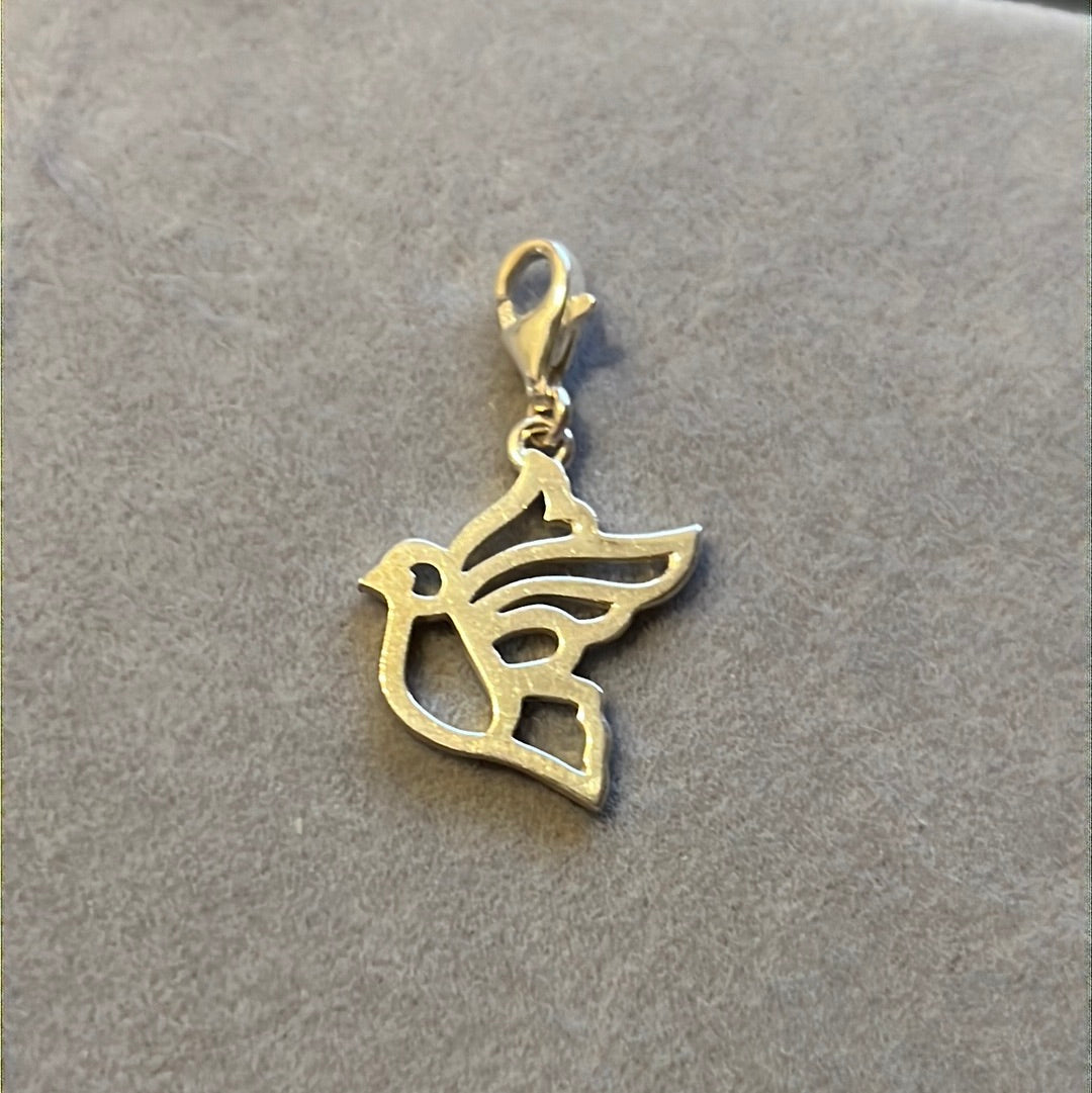 Genuine Thomas Sabo CZ Openwork Bird Clip Charm