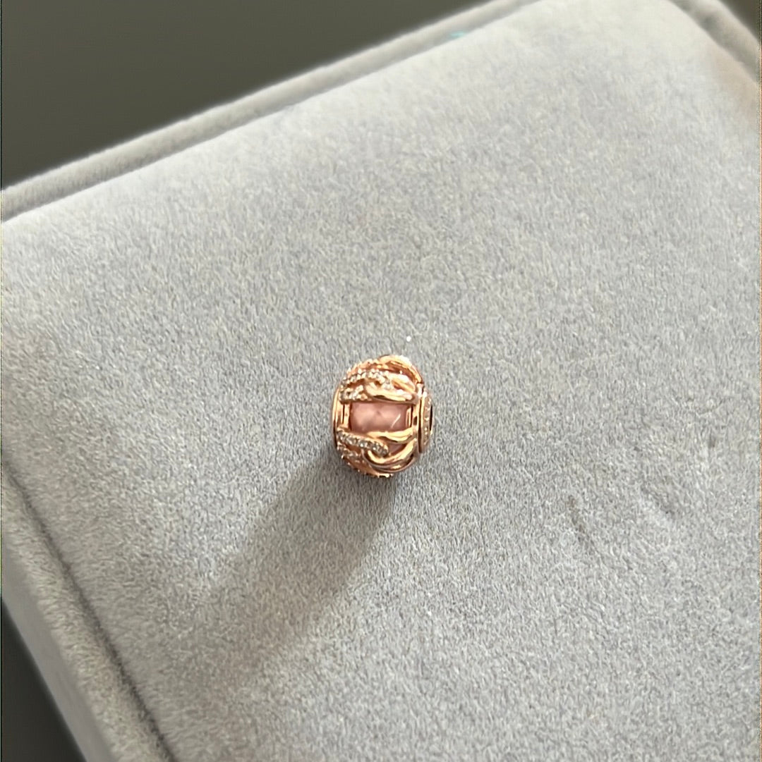 Genuine Pandora Essence Rose Gold Bonds of Love Charm