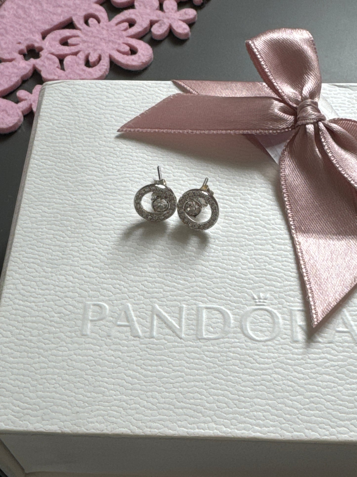 Sterling Silver Circle in a Circle Stud Earrings