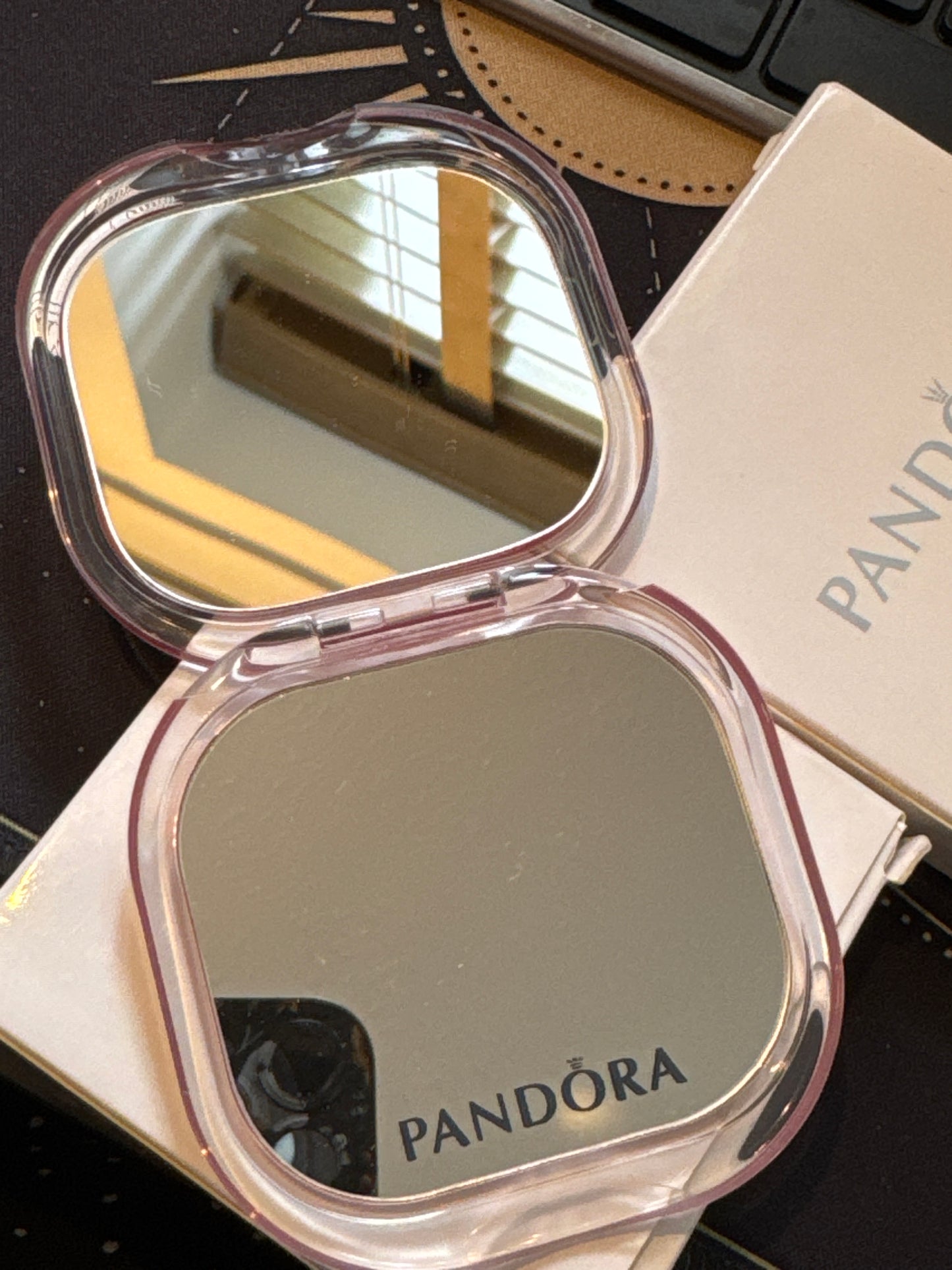 Genuine Pandora "Do Shine" Compact Mirror Promotional Item