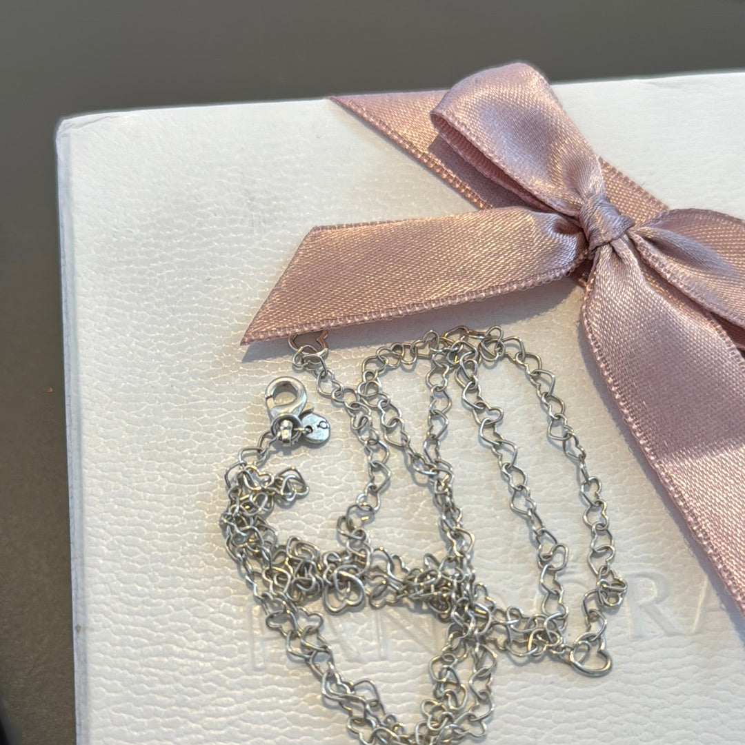 Genuine Pandora Heart Chain Necklace 60cm