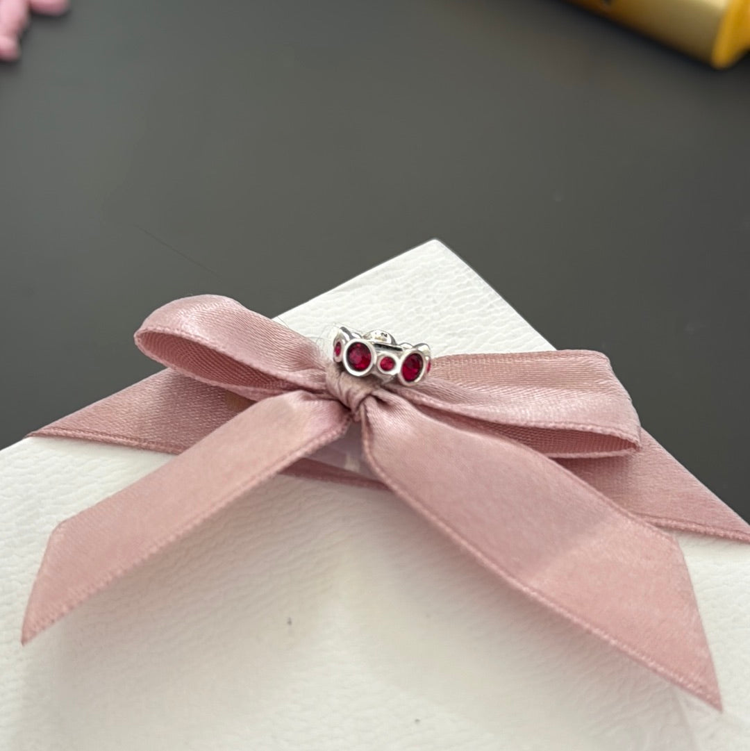 Genuine Chamilia Red Stone Spacer Charm